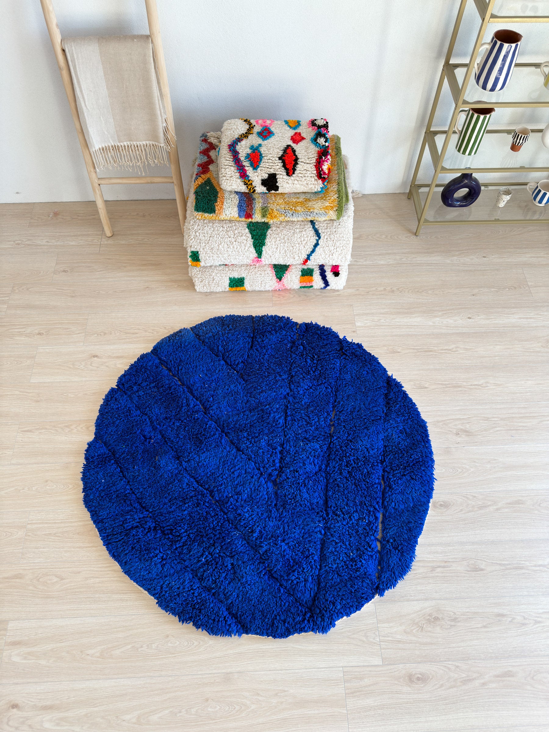 Colorful Berber rug 140 cm - No. 4