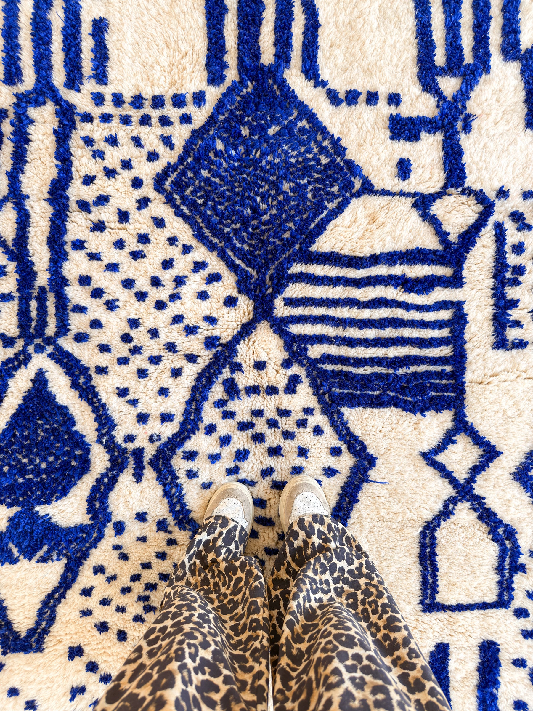 Kleurrijk Berber tapijt 144 x 235 cm - n°2431