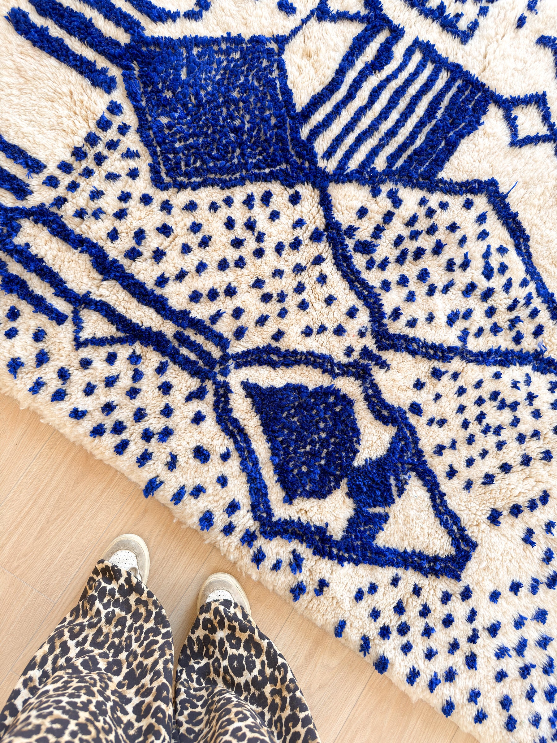 Bunter Berberteppich 144 x 235 cm - Nr. 2431