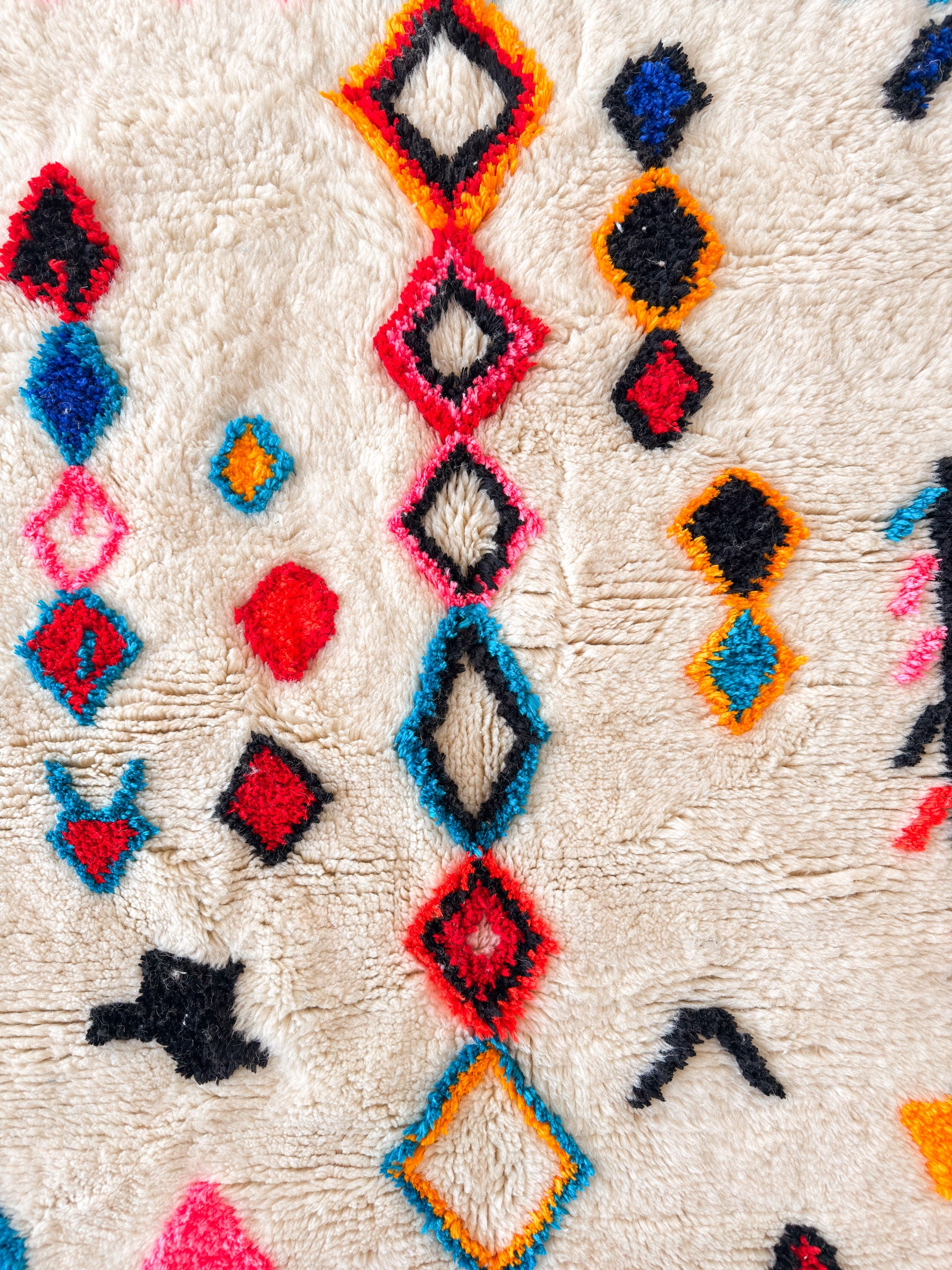 Bunter Berberteppich 150 x 217 cm - Nr. 2442