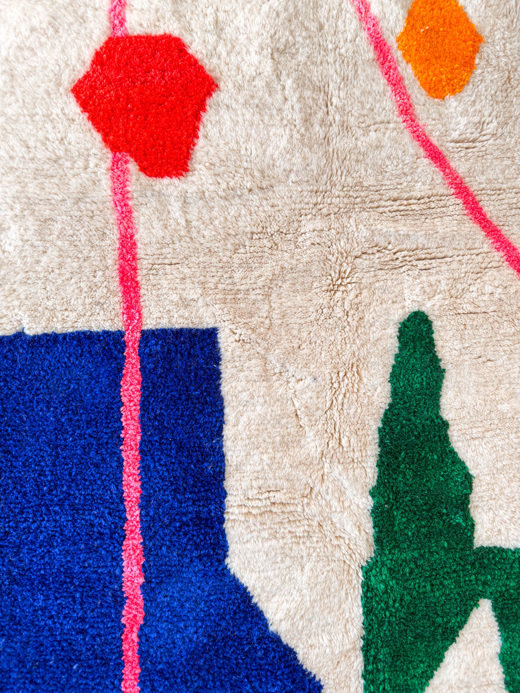 Bunter Berberteppich 156 x 220 cm - Nr. 2448