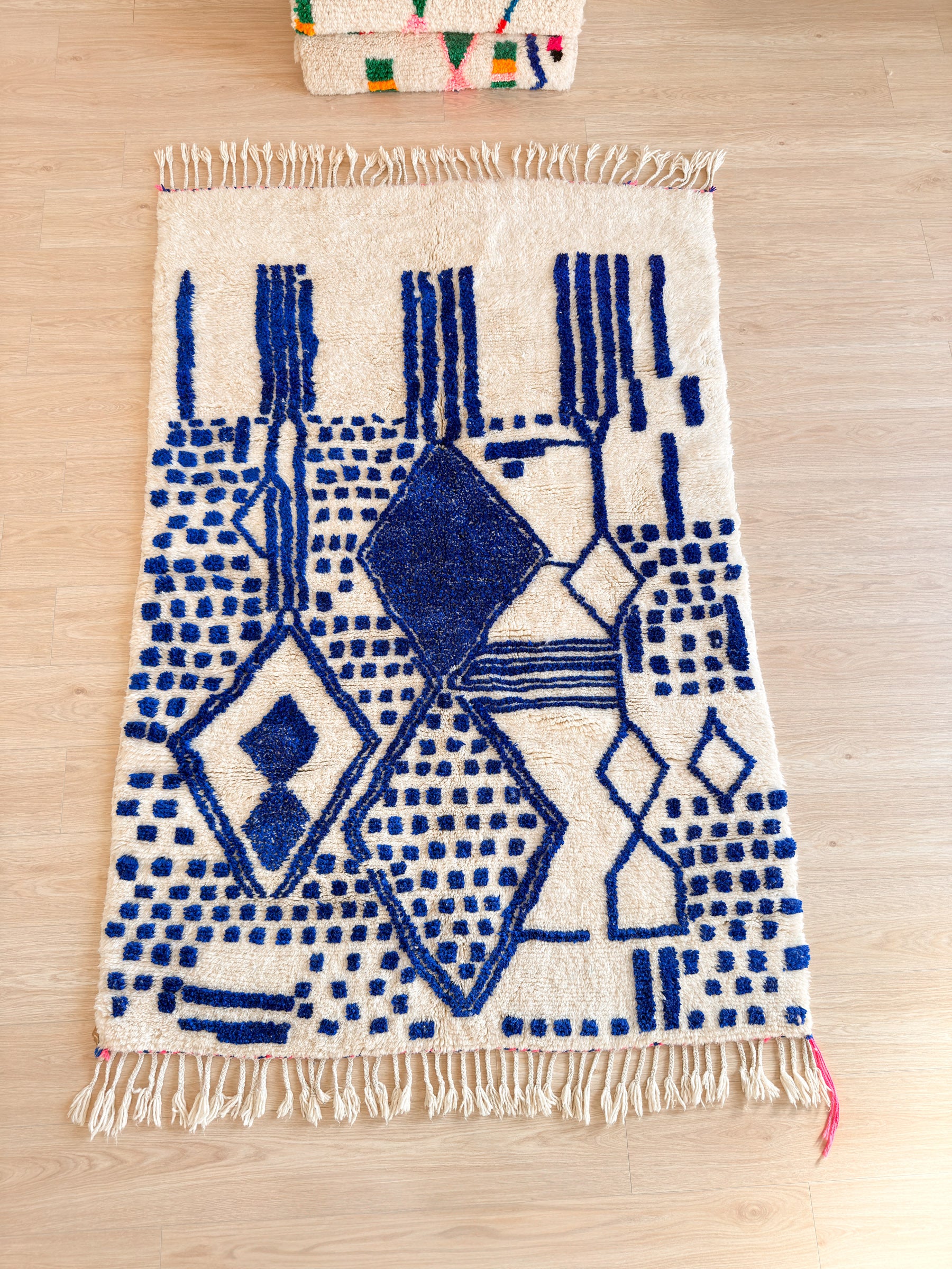 Bunter Berberteppich 146 x 240 cm - Nr. 2409