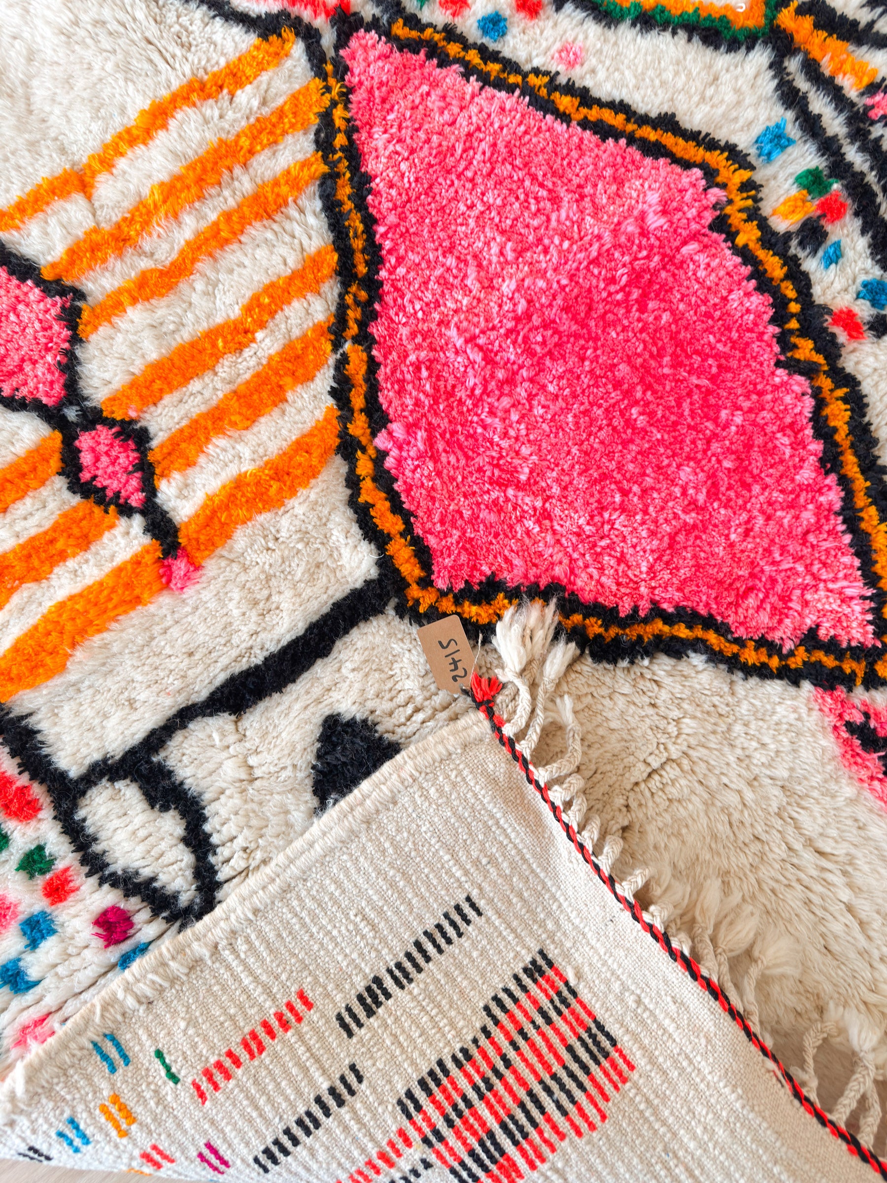 Bunter Berberteppich 148 x 225 cm - Nr. 2415