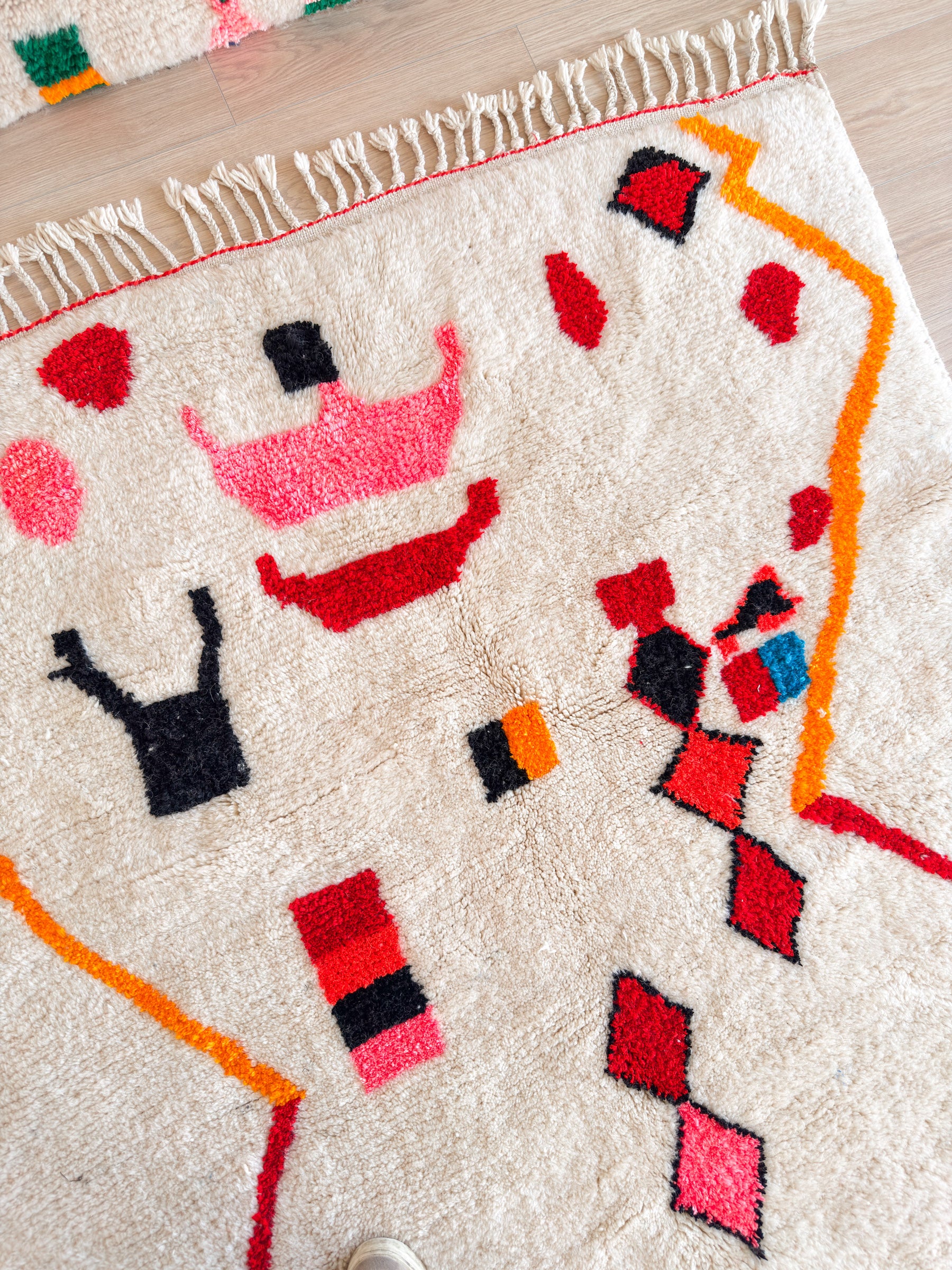 Kleurrijk Berber tapijt 149 x 261 cm - n°2421