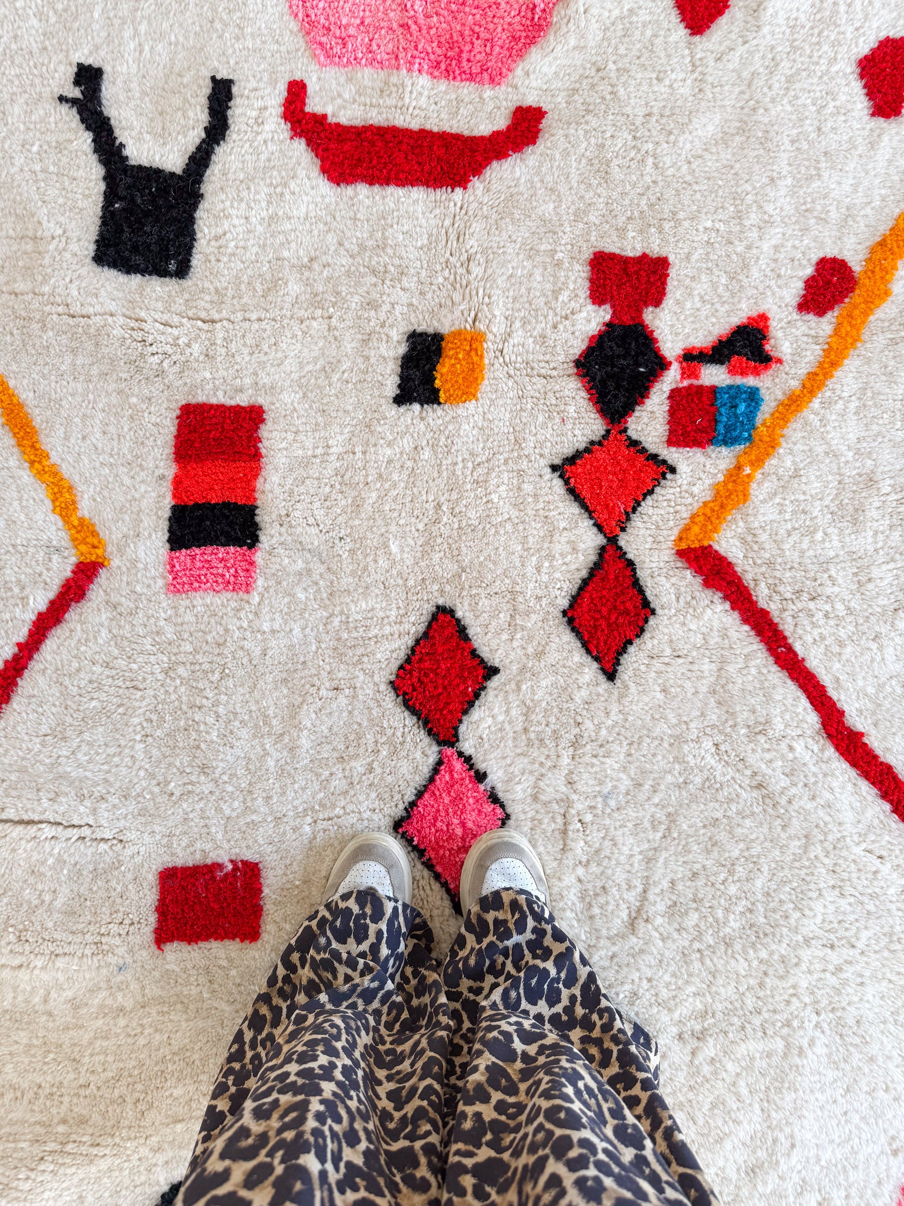 Colorful Berber rug 149 x 261 cm - No. 2421