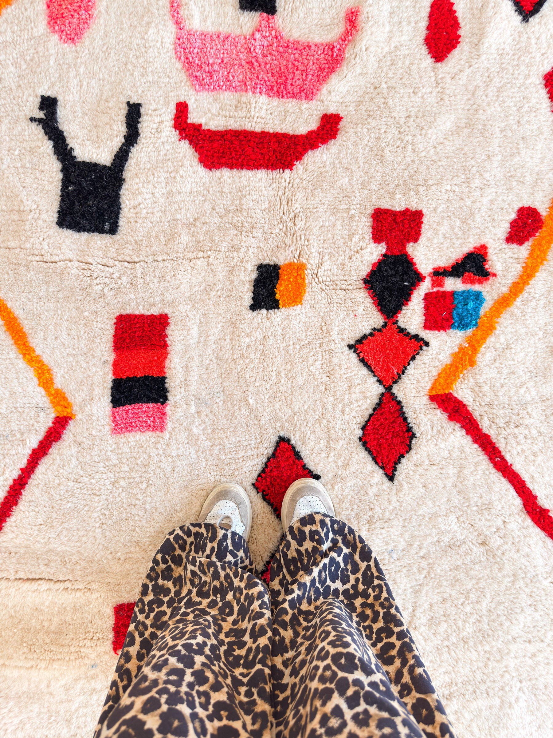 Kleurrijk Berber tapijt 149 x 261 cm - n°2421