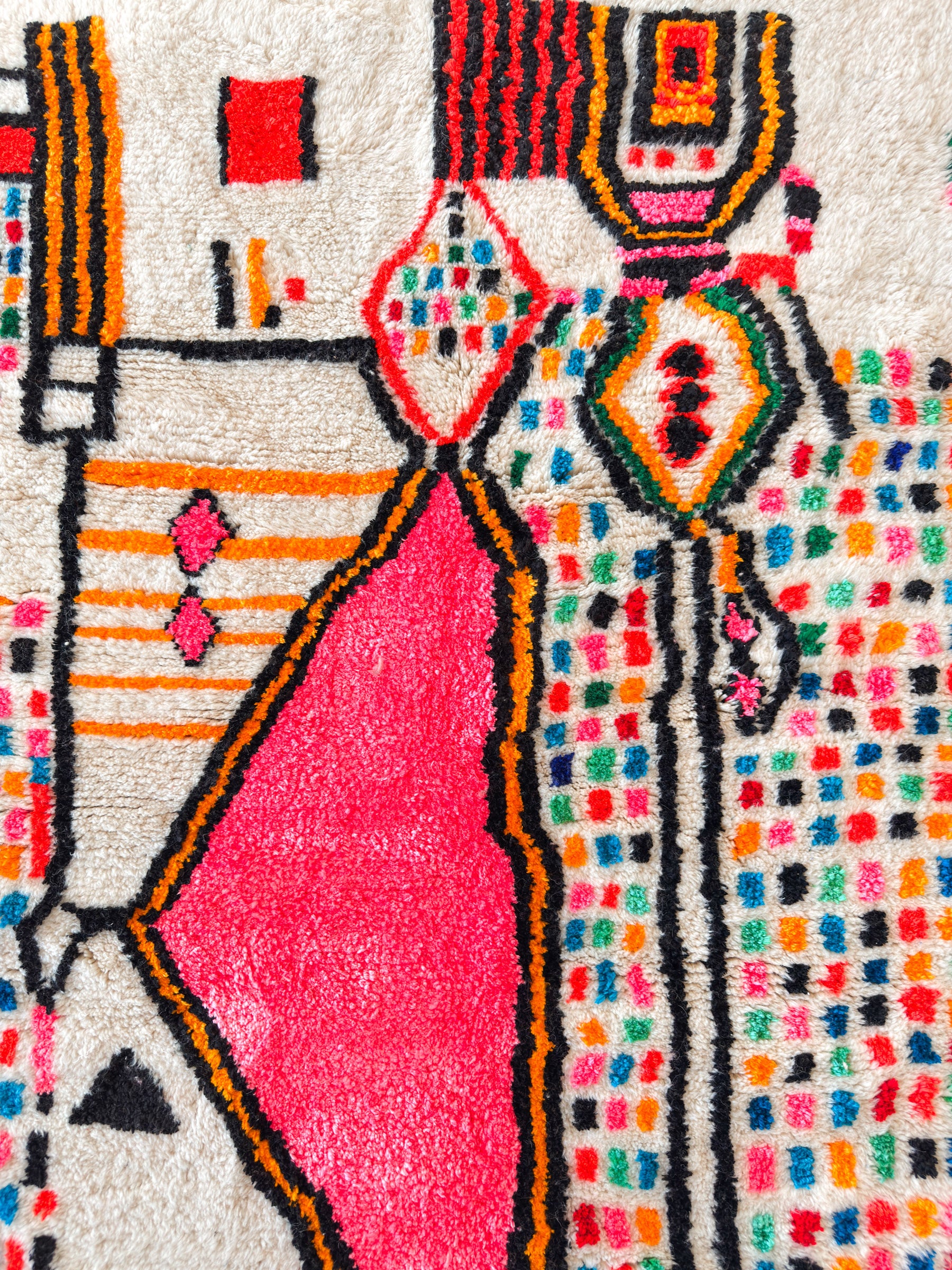 Bunter Berberteppich 152 x 241 cm - Nr. 2436