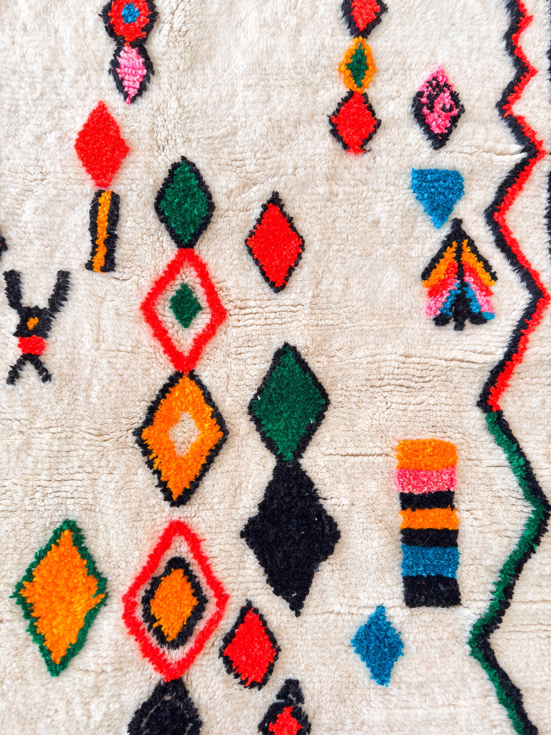 Colorful Berber rug 147 x 223 cm - No. 2417