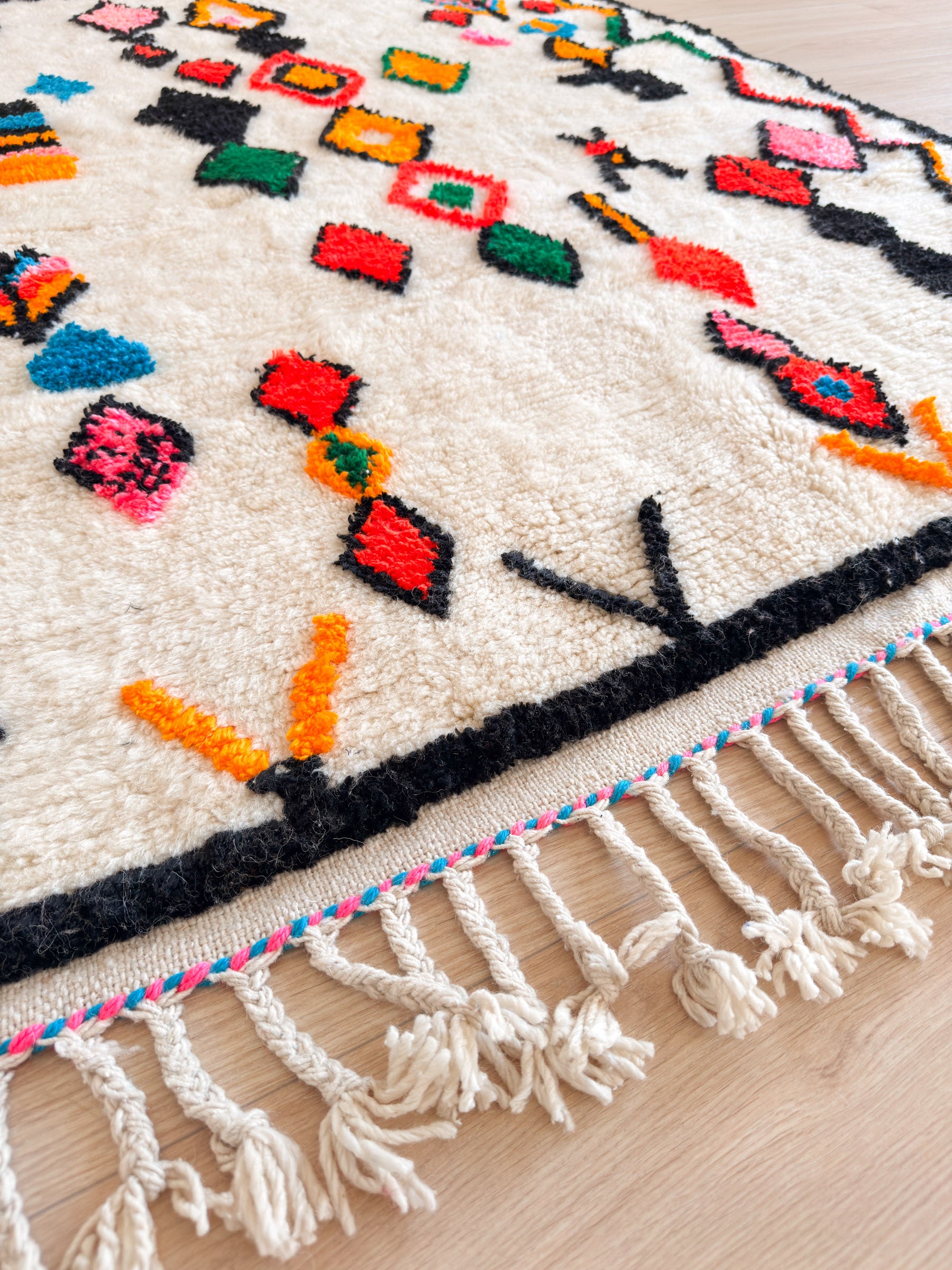 Colorful Berber rug 147 x 223 cm - No. 2417