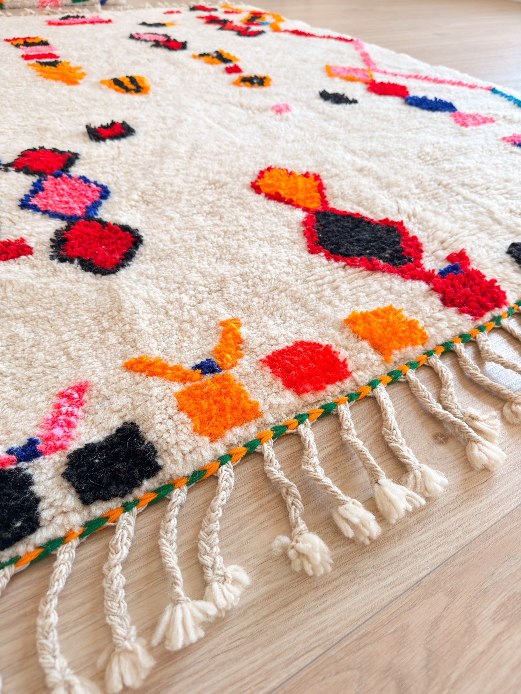 Färgglad berbermatta 147 x 217 cm - n°2443