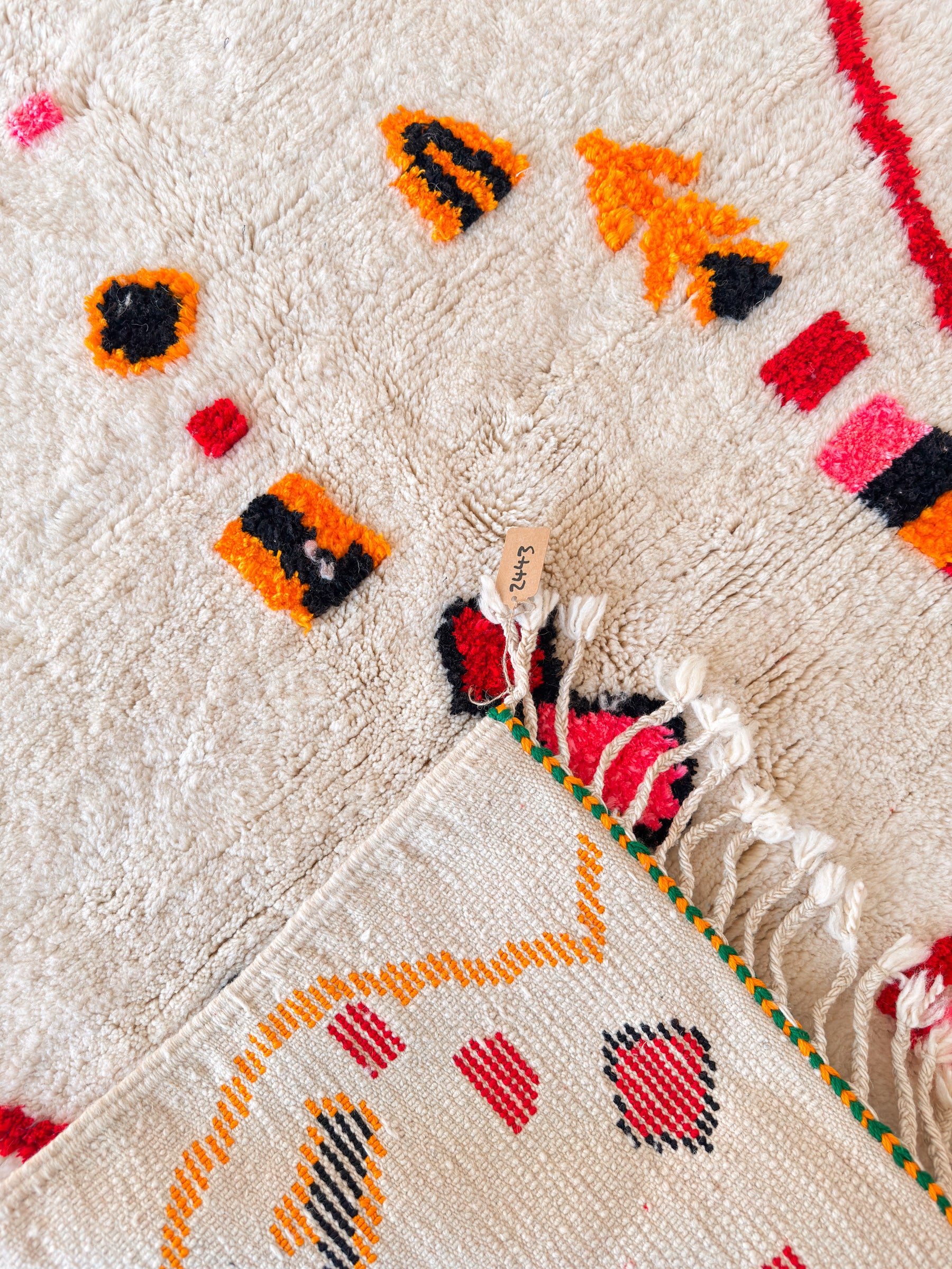 Färgglad berbermatta 147 x 217 cm - n°2443