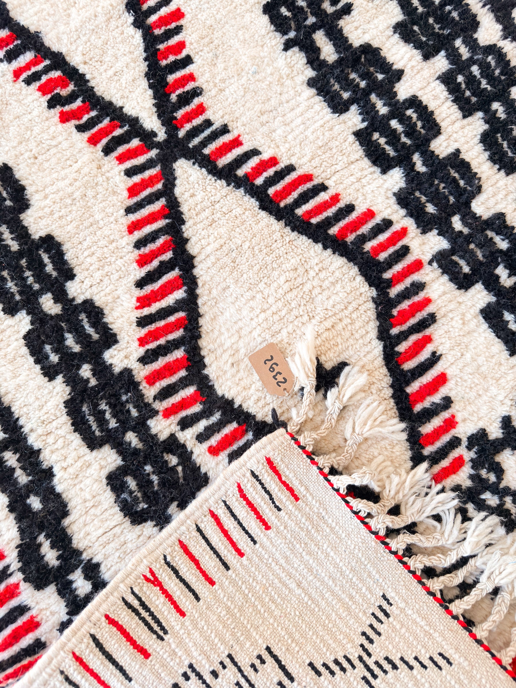 Bunter Berberteppich 118 x 194 cm - Nr. 2392