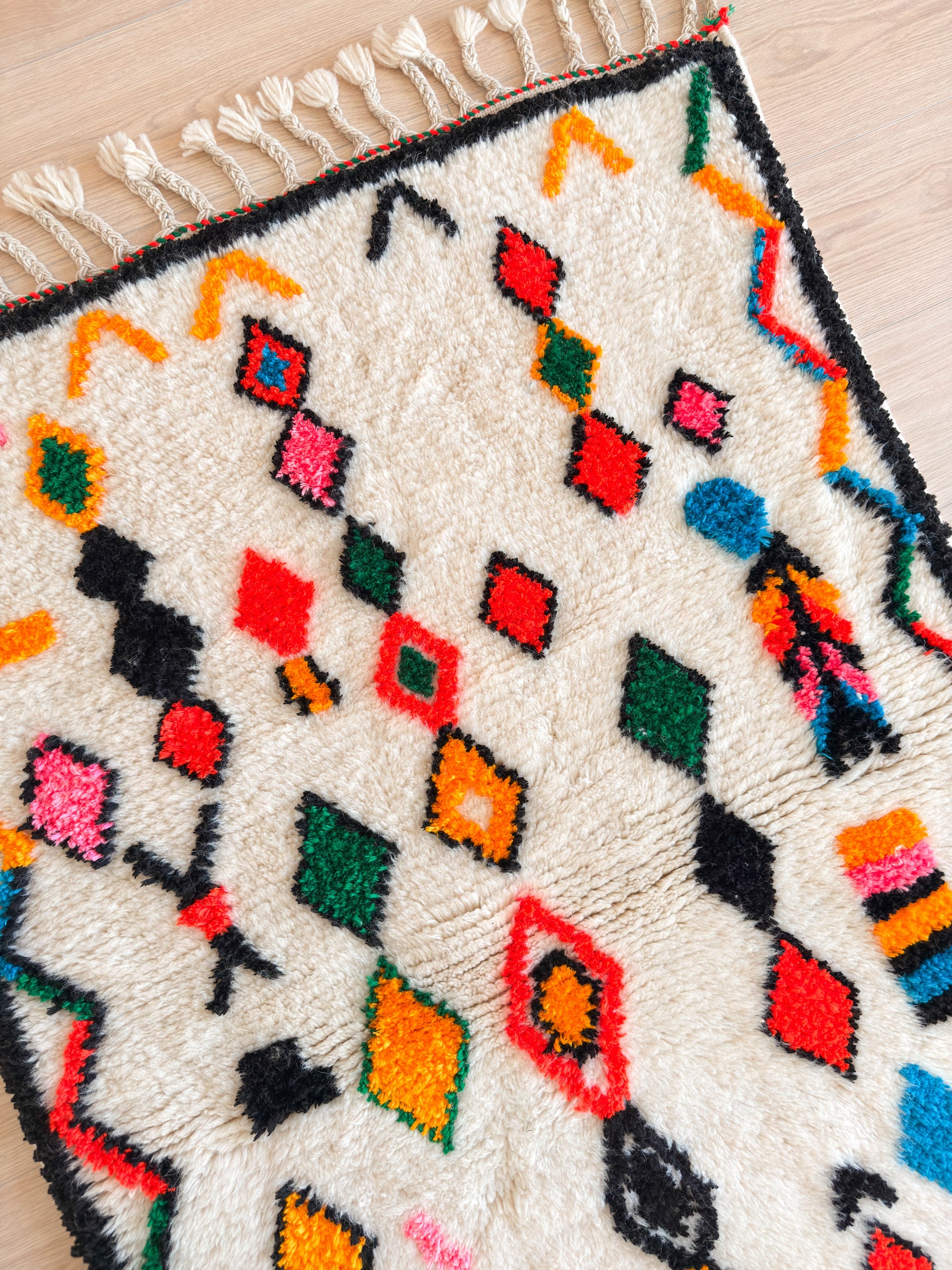 Kleurrijk Berber tapijt 104 x 170 cm - n°2444