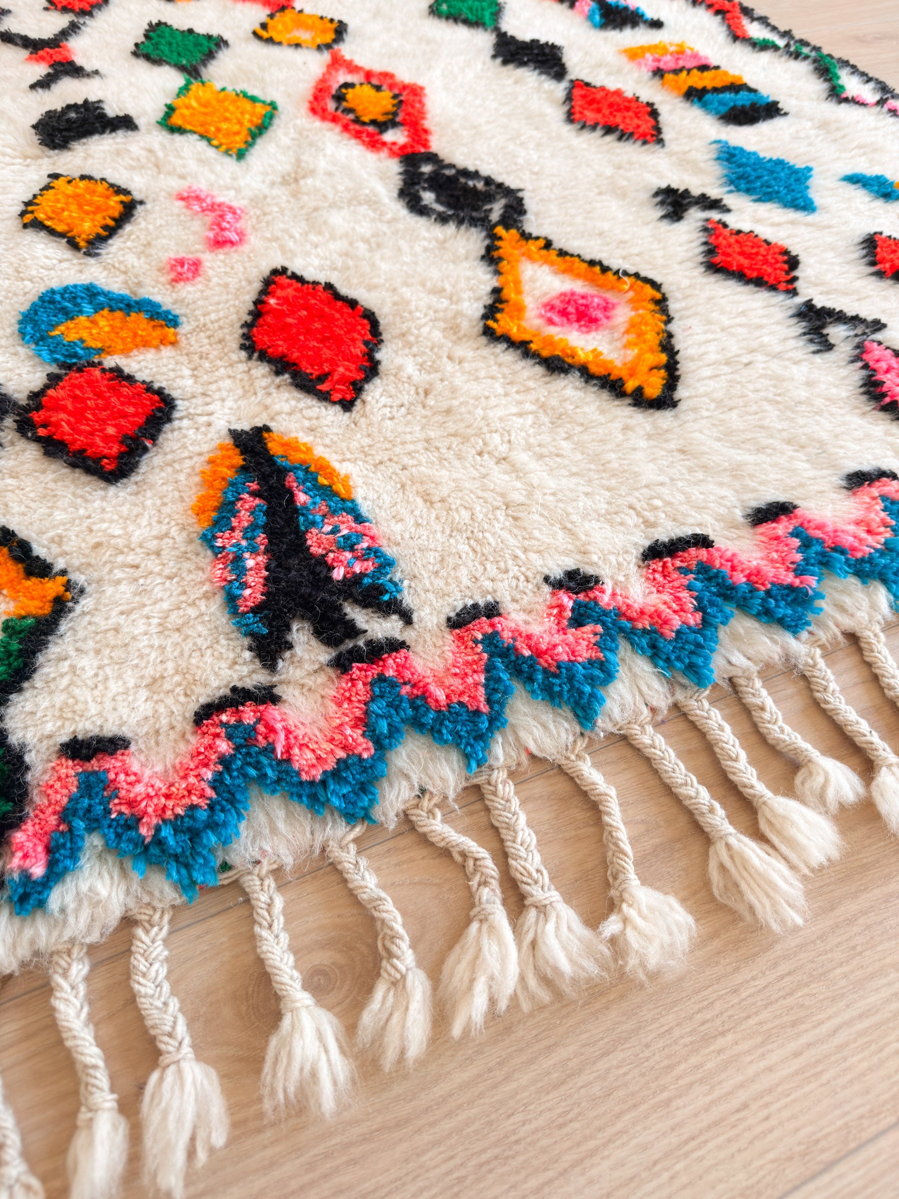 Kleurrijk Berber tapijt 104 x 170 cm - n°2444