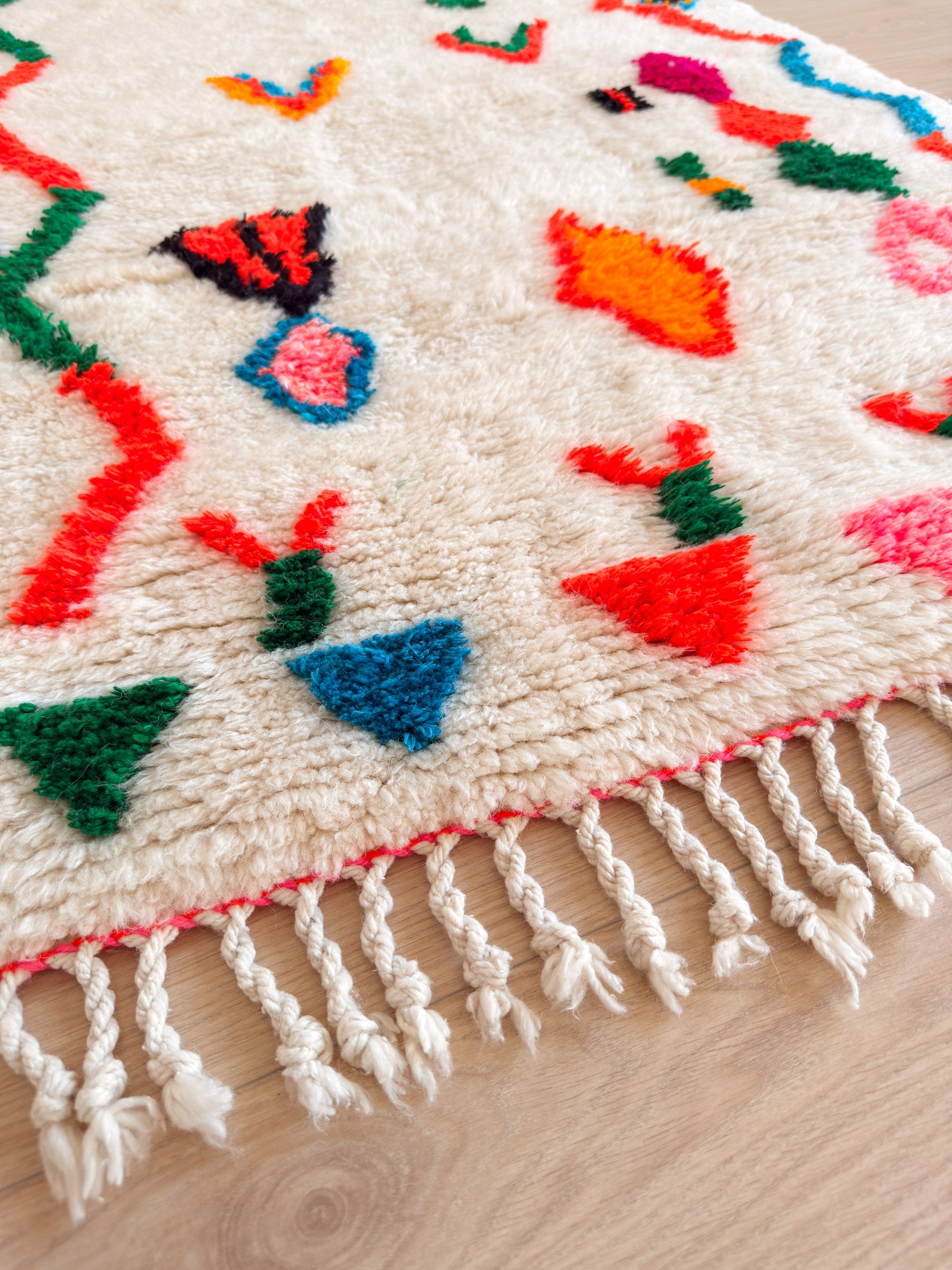 Kleurrijk Berber tapijt 99 x 169 cm - n°2464