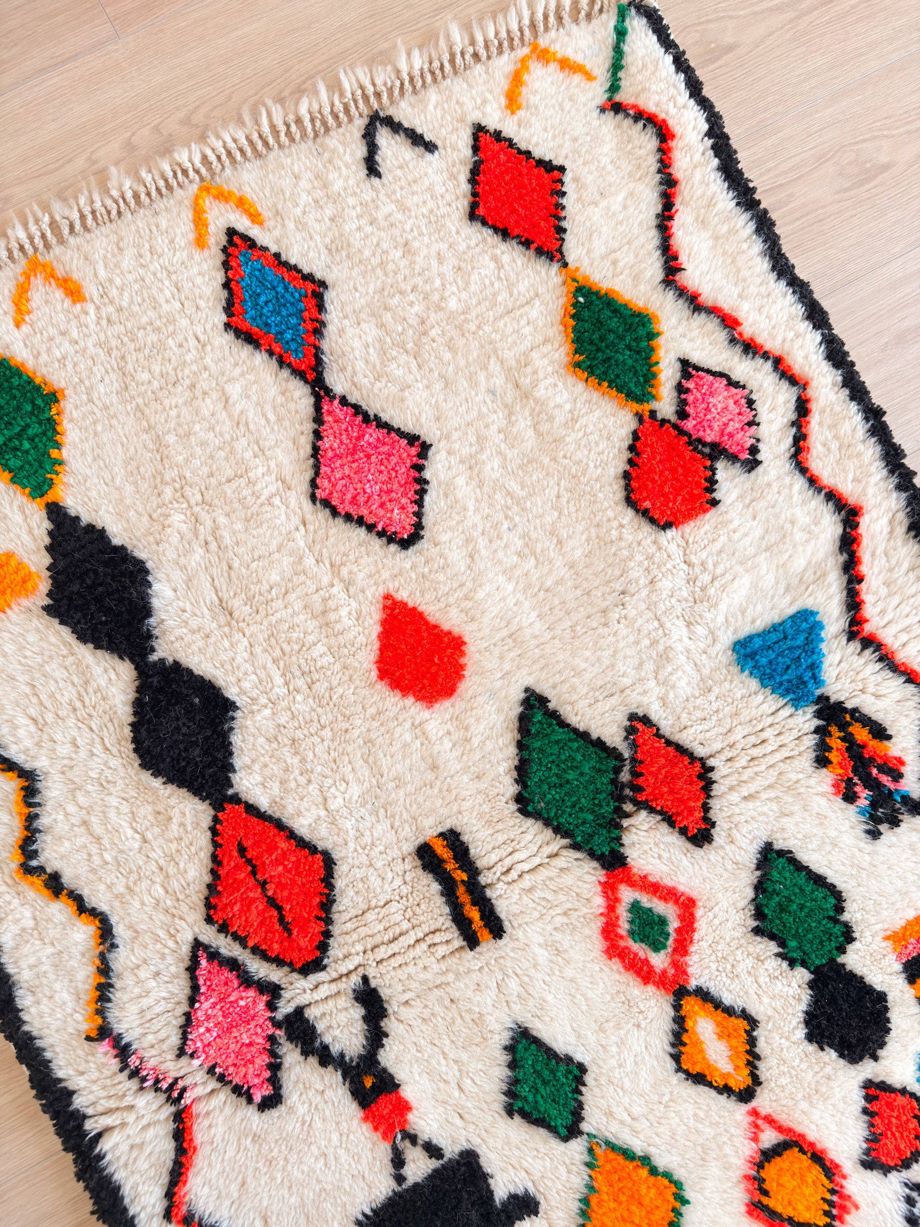 Colorful Berber rug 105 x 174 cm - No. 2453