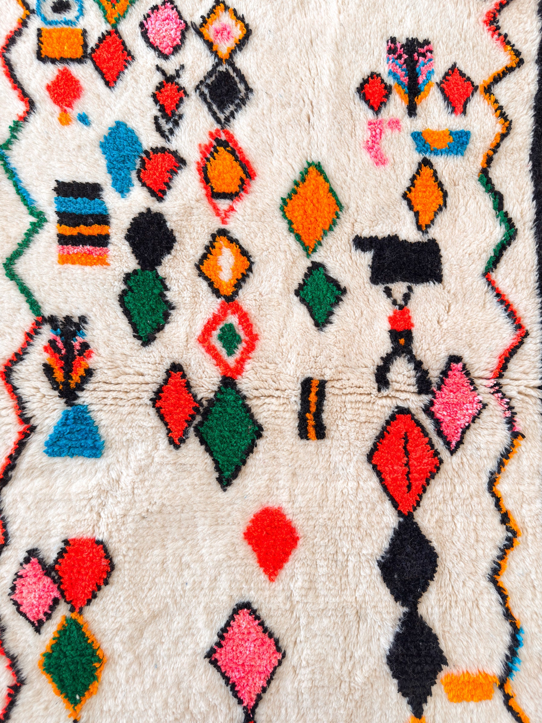 Colorful Berber rug 105 x 174 cm - No. 2453