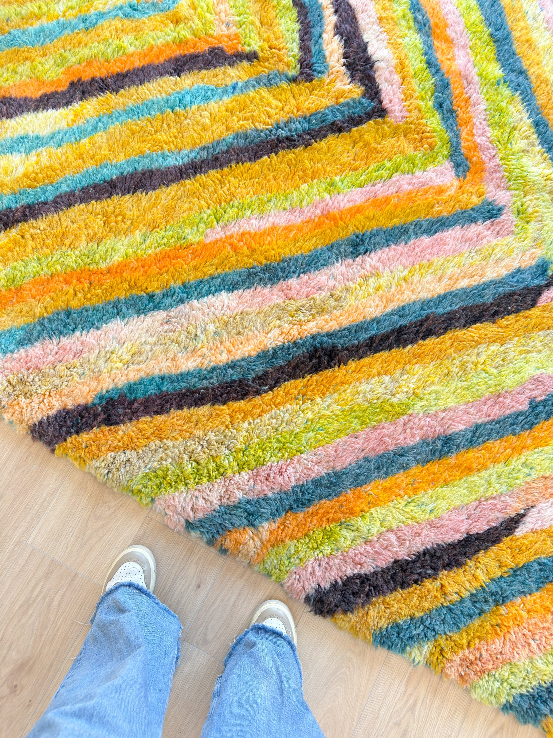 Tapis berbère coloré 210 x 320 cm - n°2099