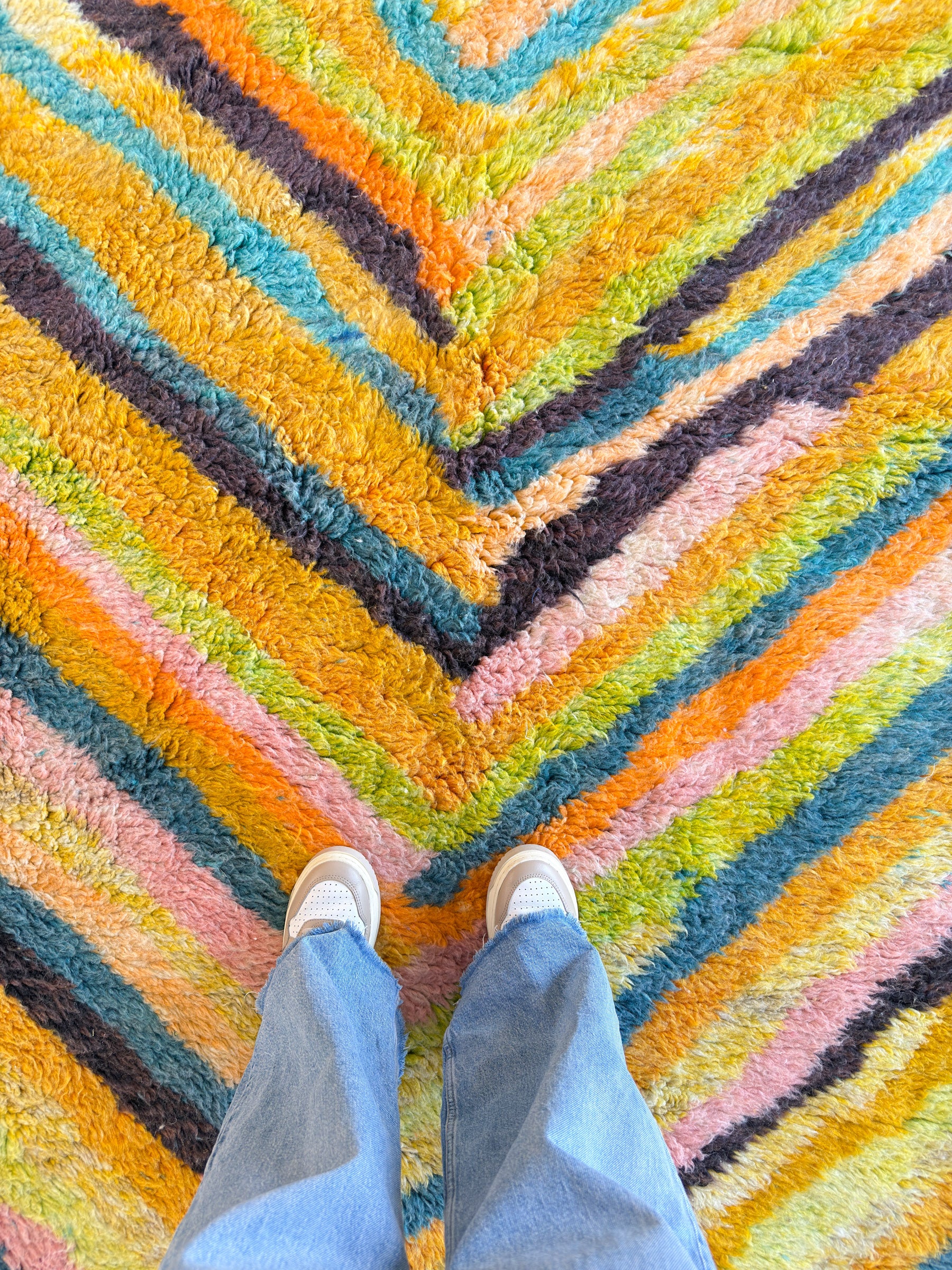 Farbenfroher Berberteppich 210 x 320 cm - Nr. 2099