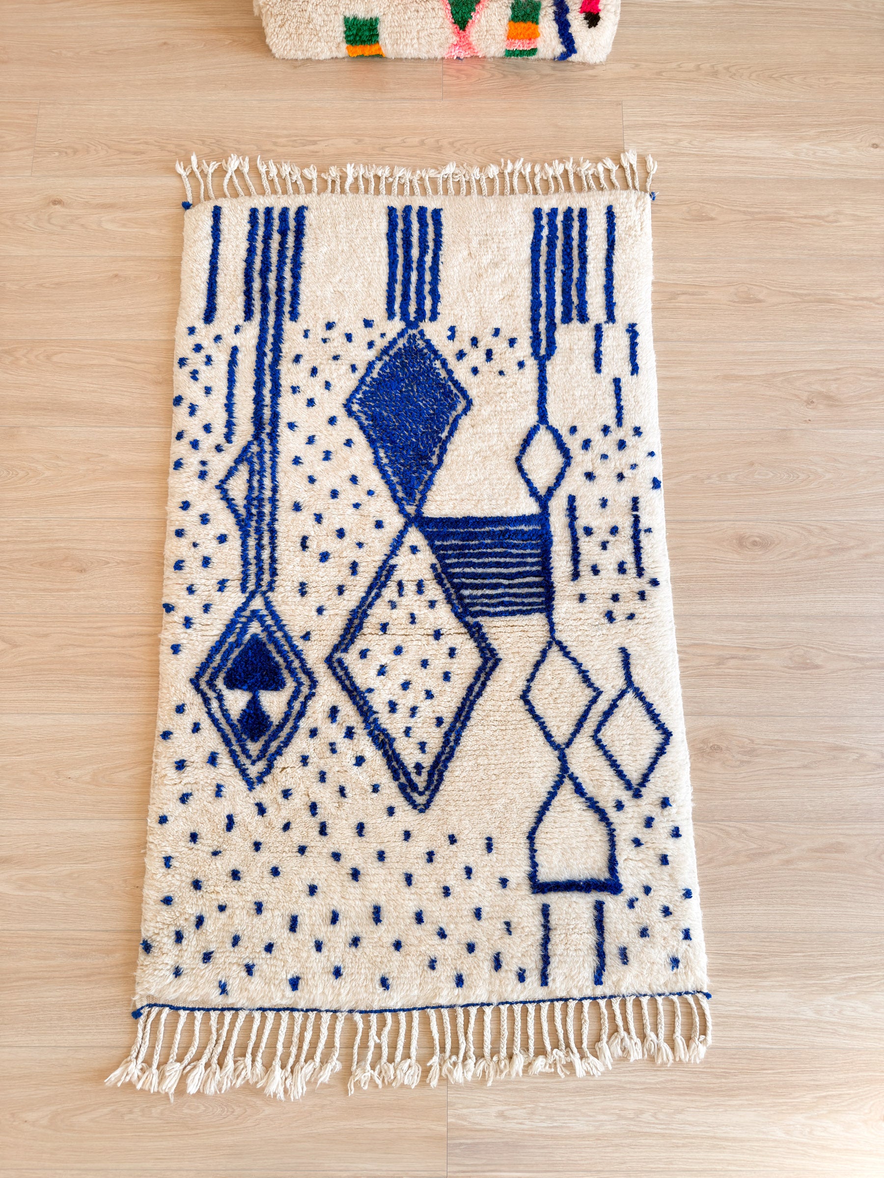 Färgglad berbermatta 99 x 180 cm - n°2452