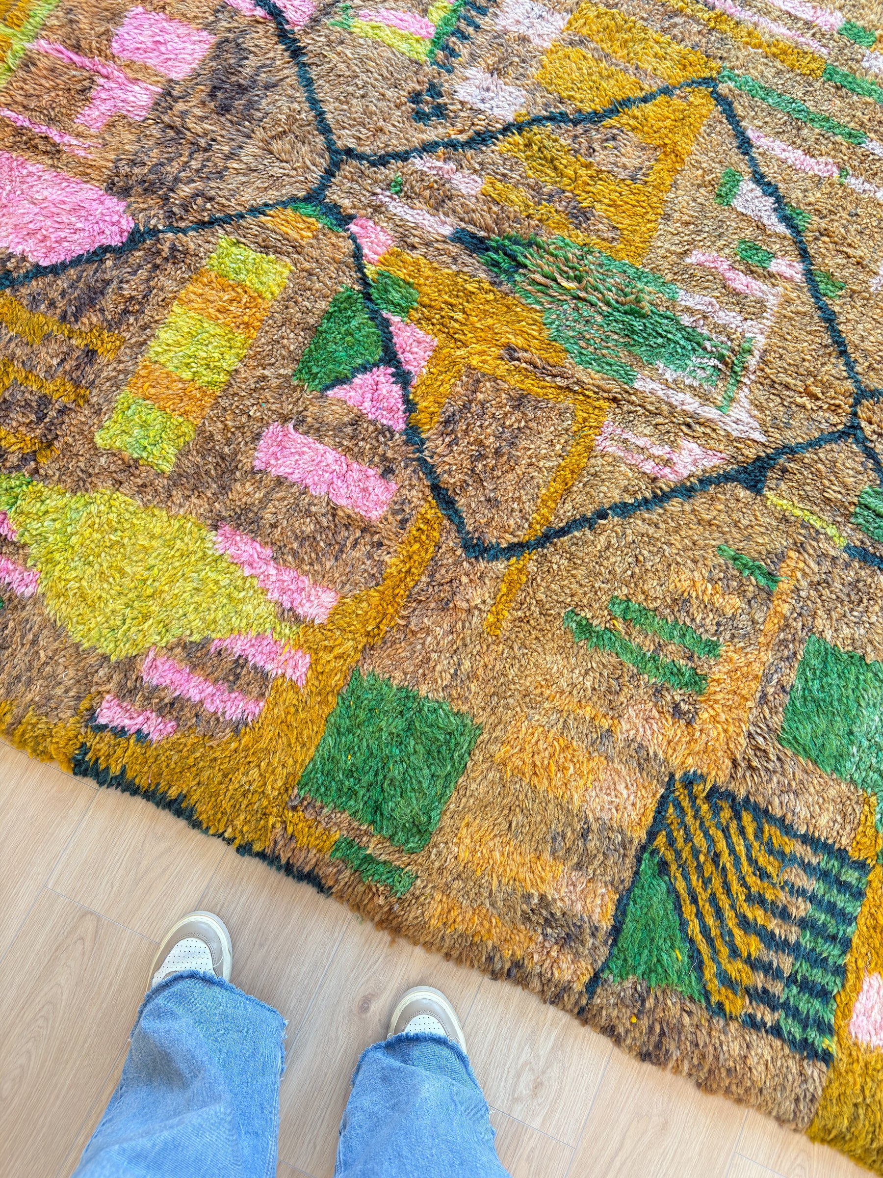 Farbenfroher Berberteppich 202 x 321 cm - Nr. 2097