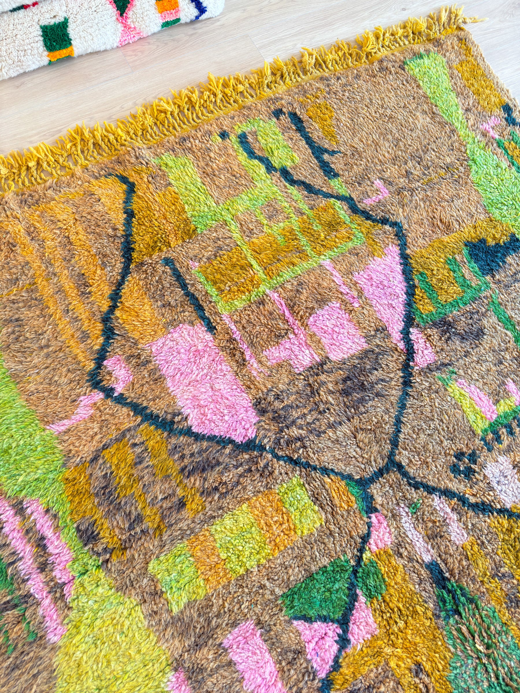 Colorful Berber rug 202 x 321 cm - no. 2097