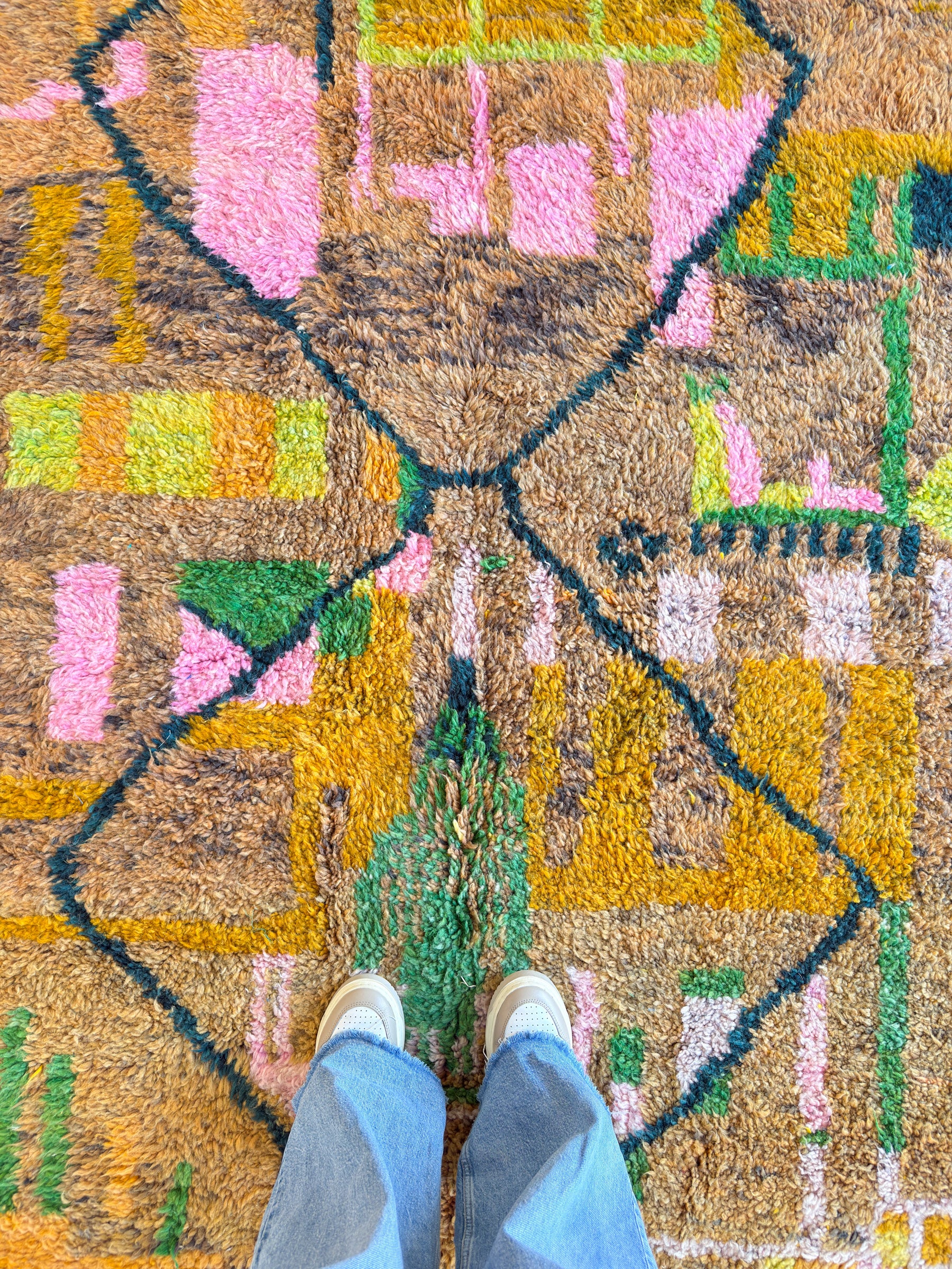 Farbenfroher Berberteppich 202 x 321 cm - Nr. 2097