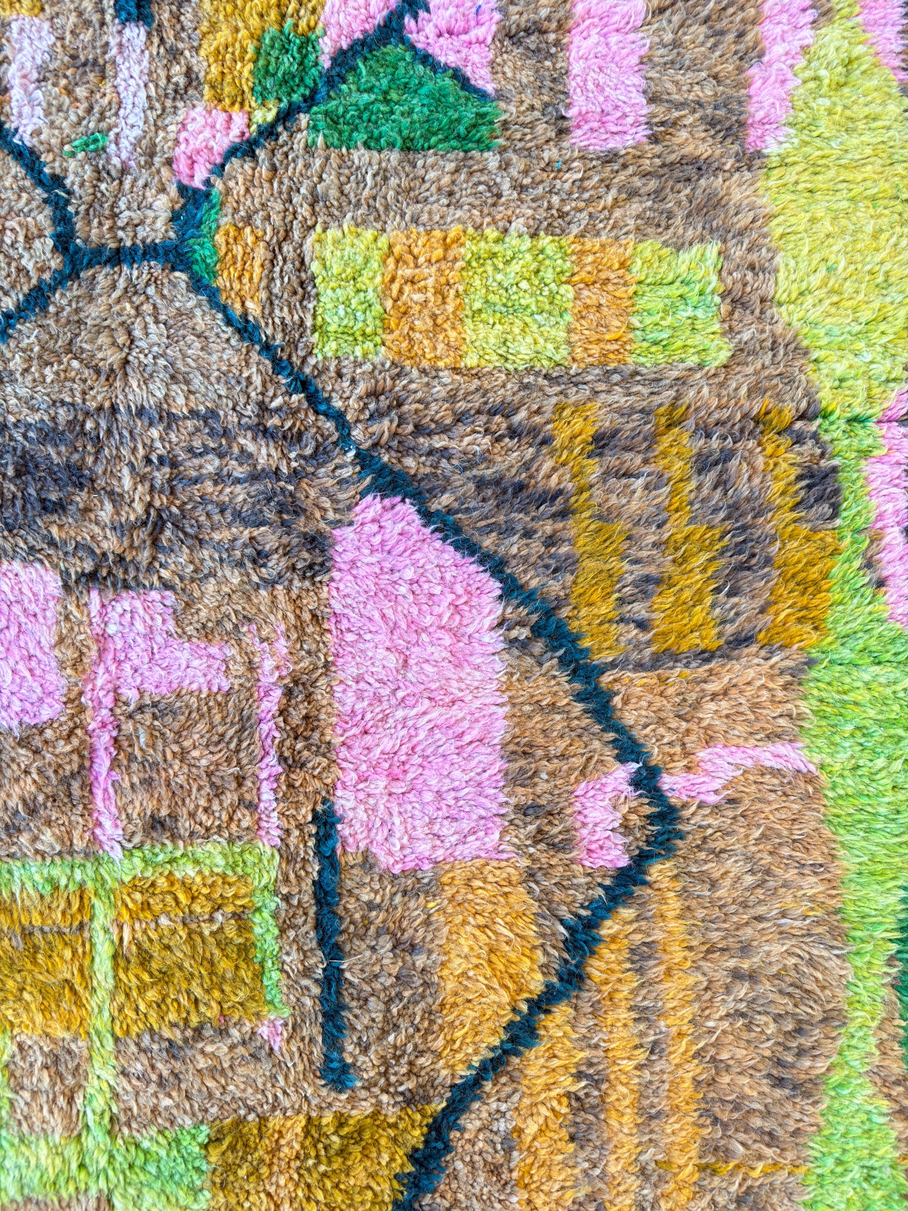Colorful Berber rug 202 x 321 cm - no. 2097