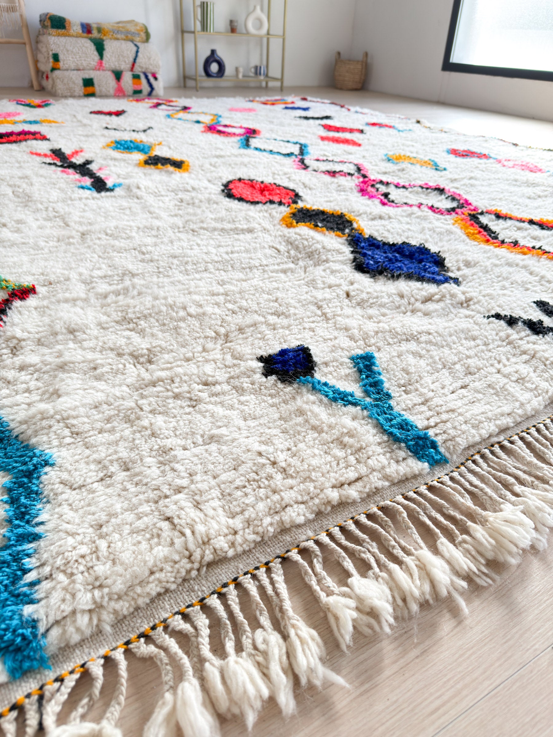 Kleurrijk Berber tapijt 264 x 364 cm - n°2419