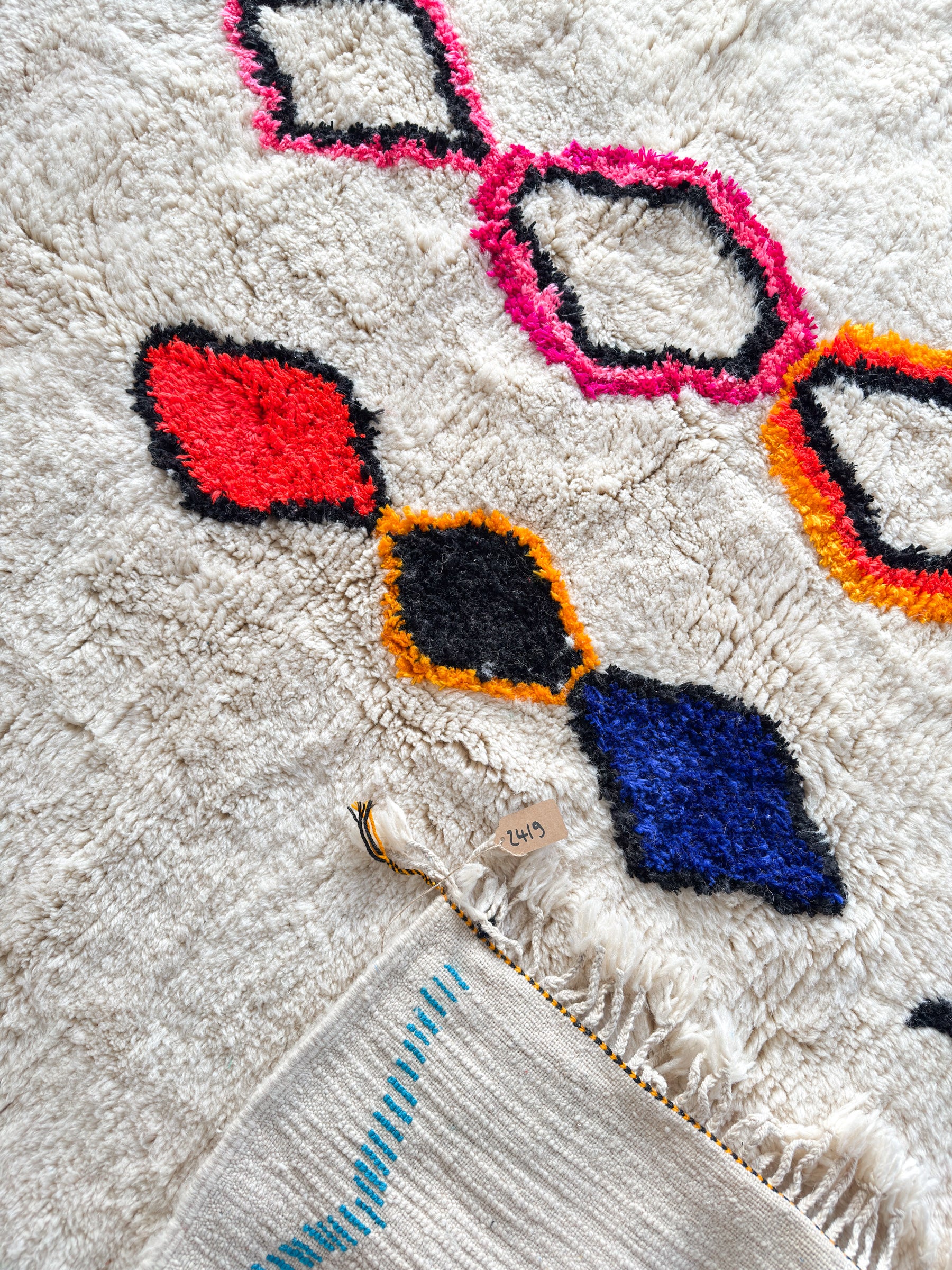 Kleurrijk Berber tapijt 264 x 364 cm - n°2419