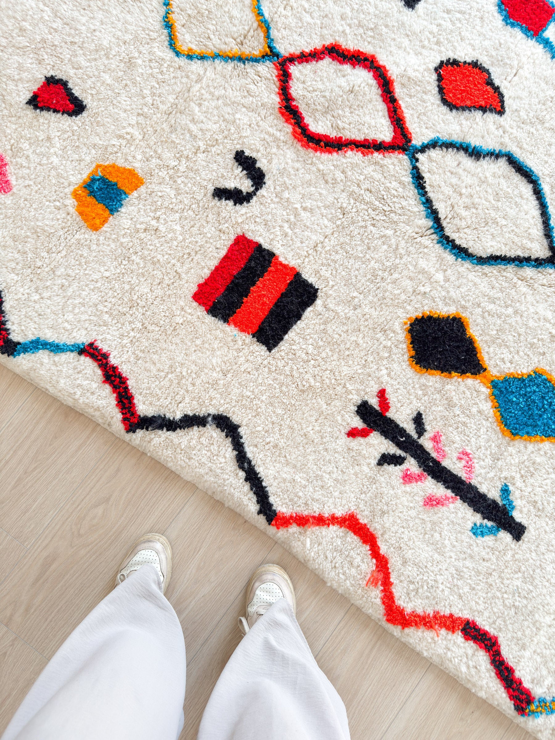 Färgglad berbermatta 154 x 274 cm - n°2420