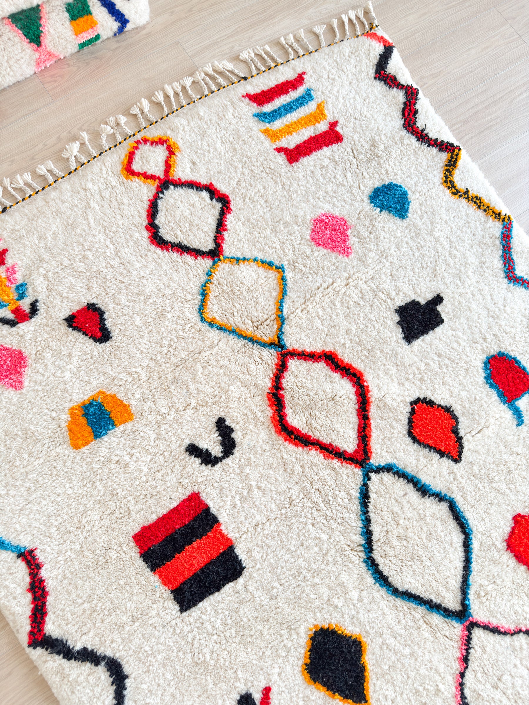 Färgglad berbermatta 154 x 274 cm - n°2420