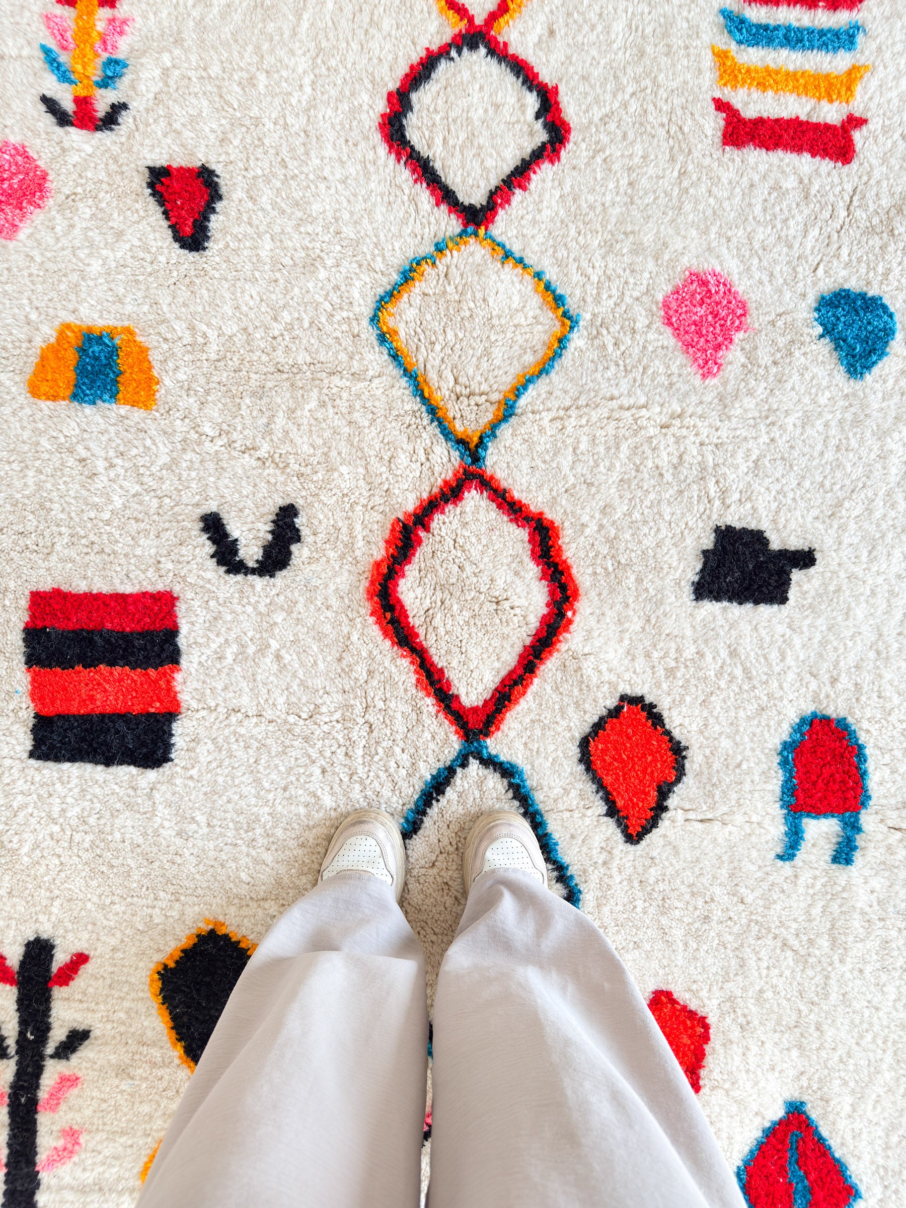 Colorful Berber rug 154 x 274 cm - No. 2420