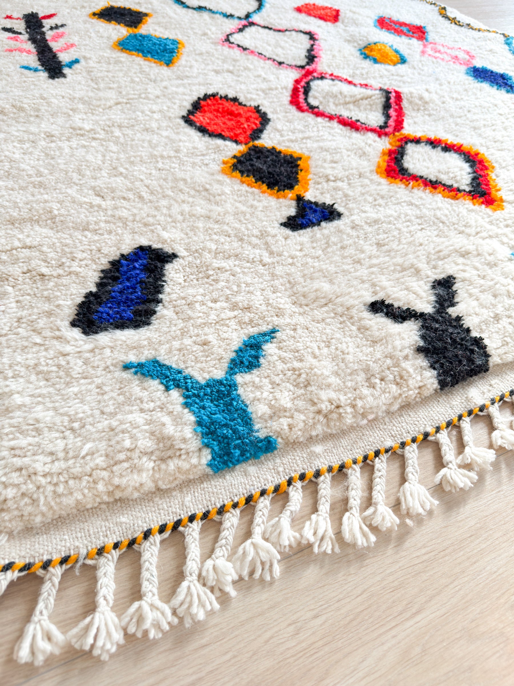 Färgglad berbermatta 154 x 274 cm - n°2420