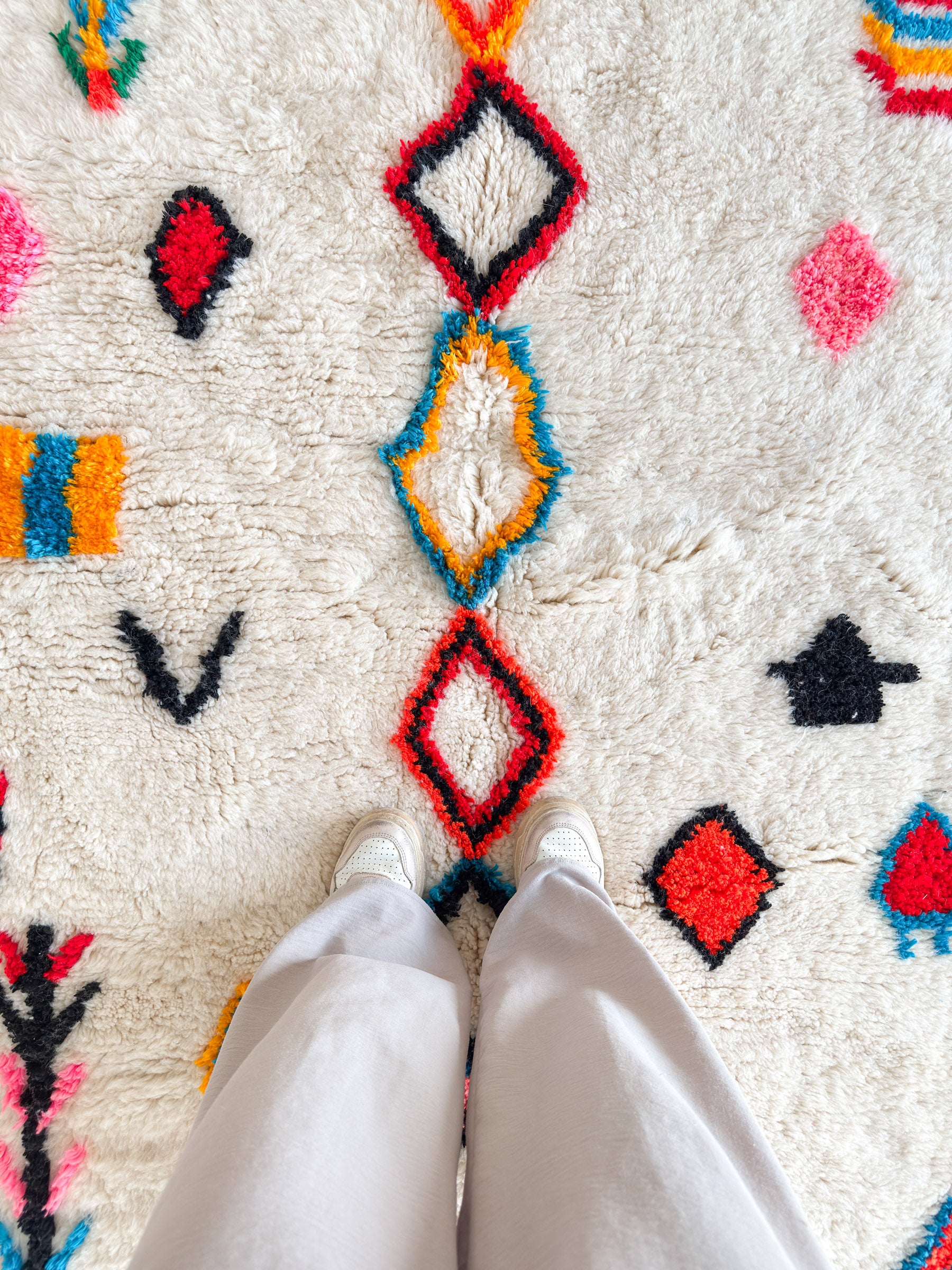 Colorful Berber rug 170 x 297 cm - No. 2434