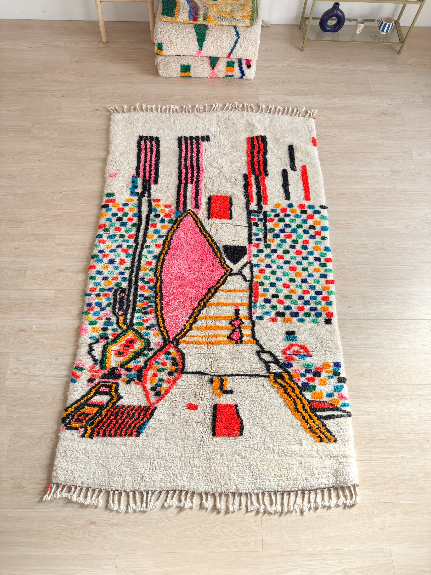 Colorful Berber rug 150 x 270 cm - No. 2281