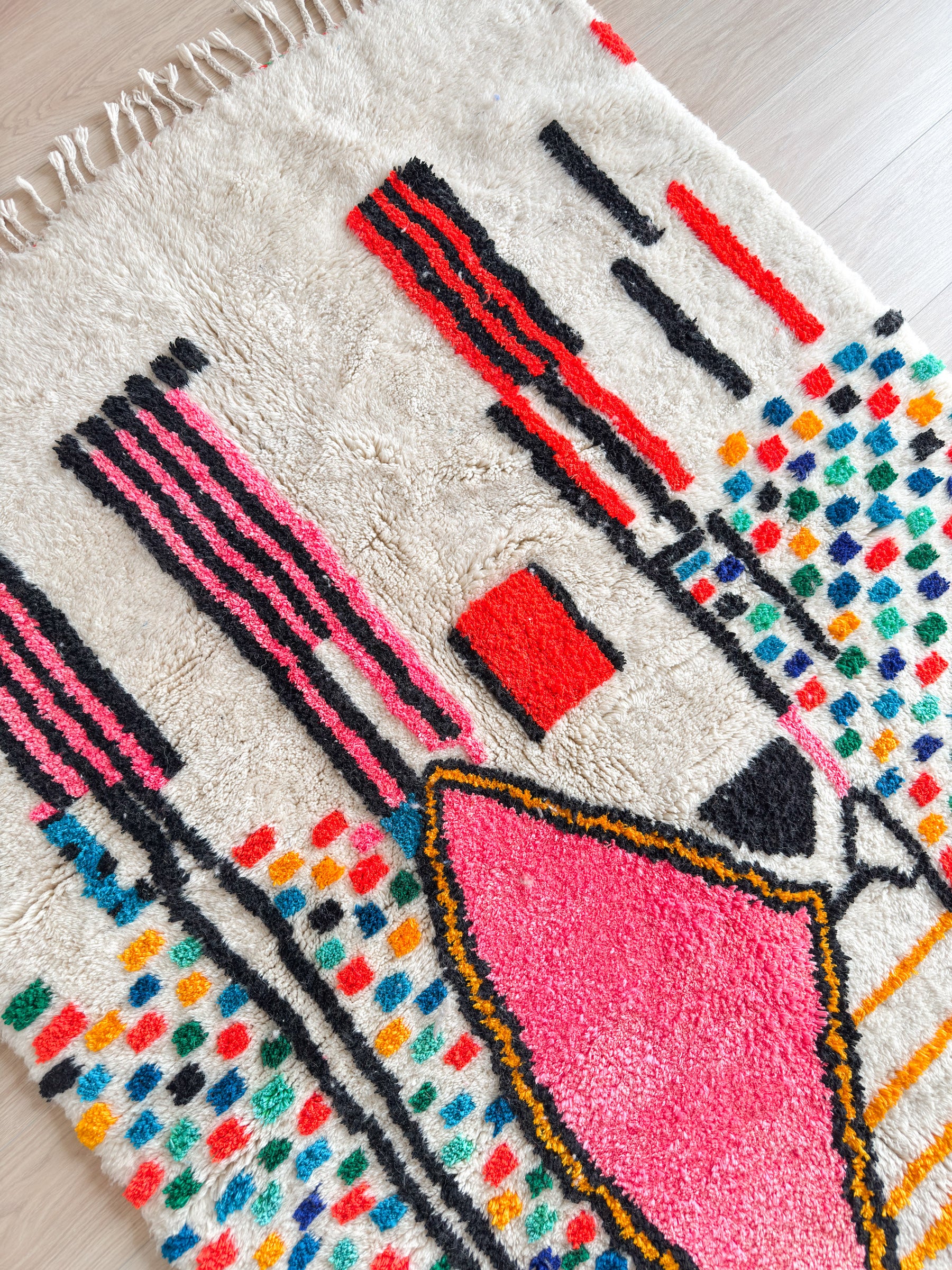 Kleurrijk Berber tapijt 150 x 270 cm - n°2281