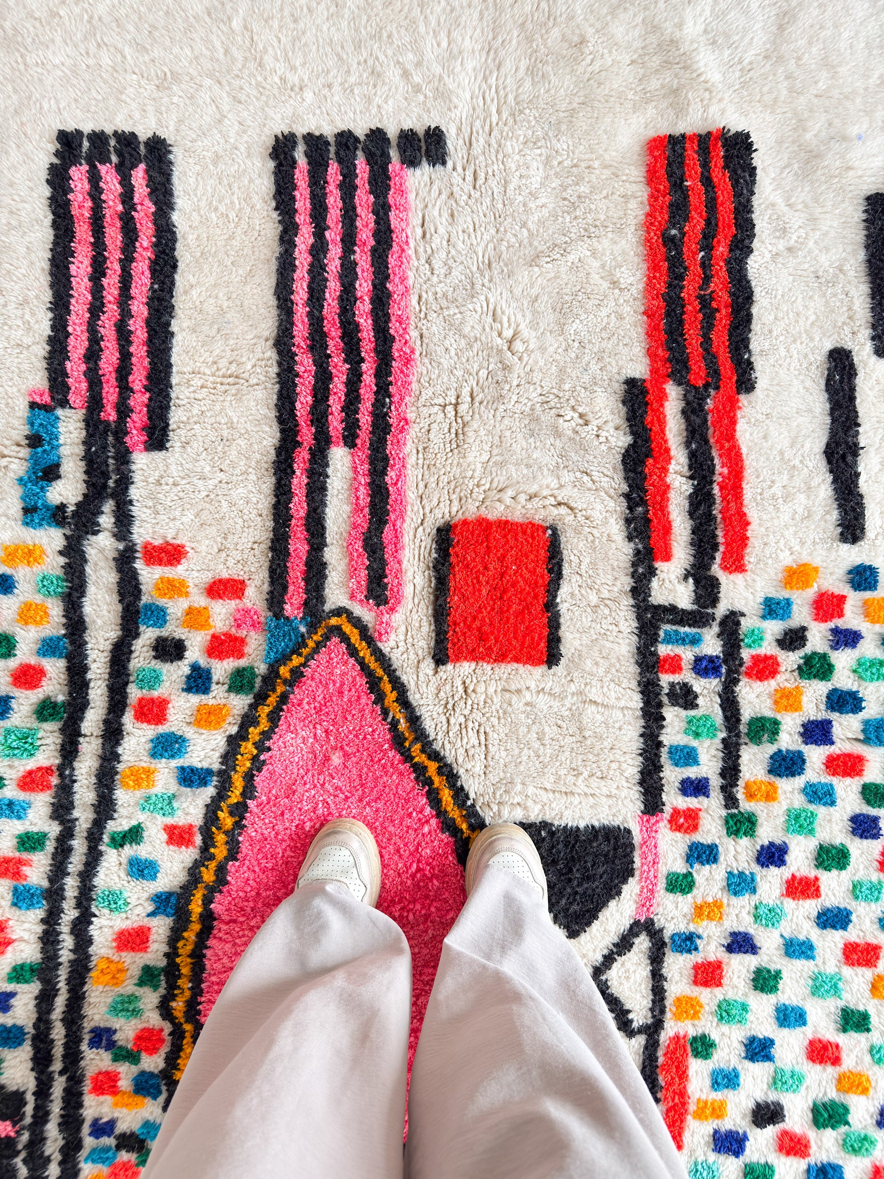 Kleurrijk Berber tapijt 150 x 270 cm - n°2281