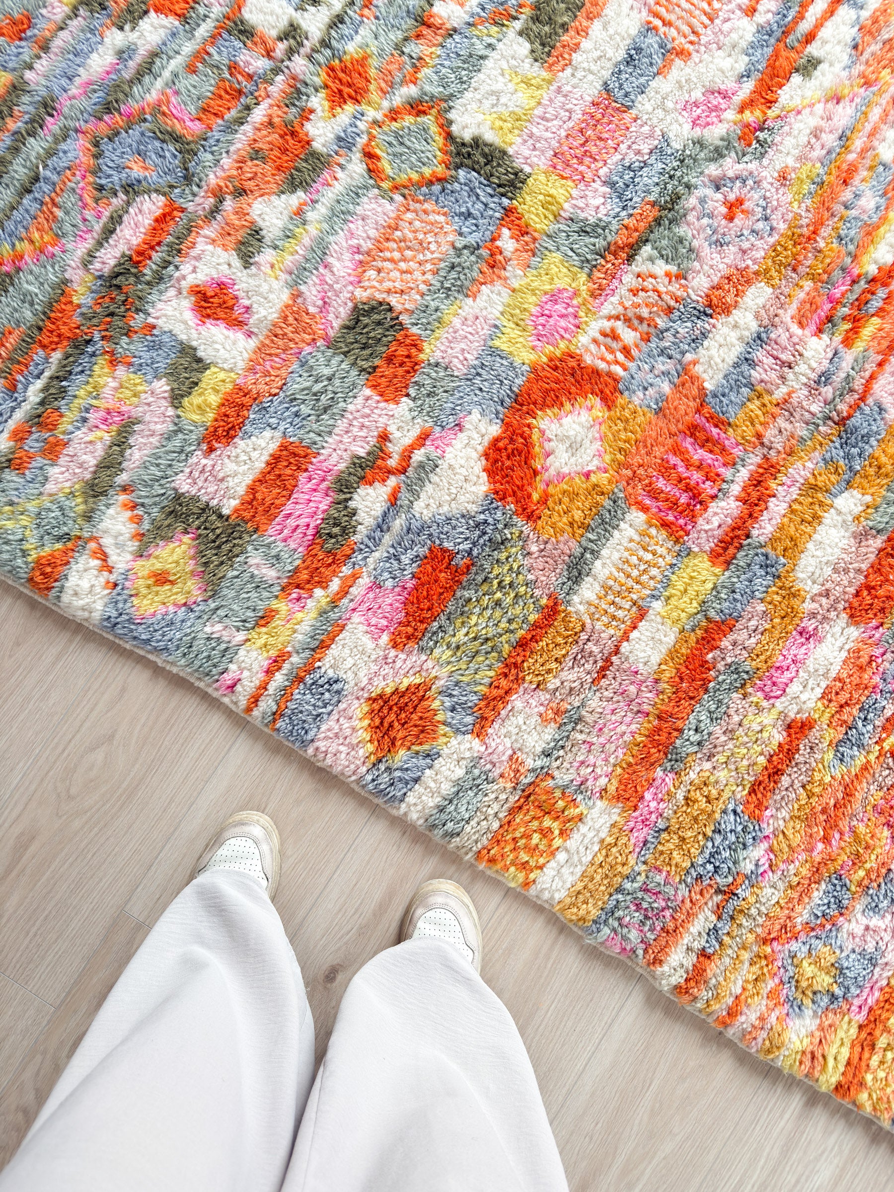 Colorful Berber rug 148 x 251 cm - No. 2365