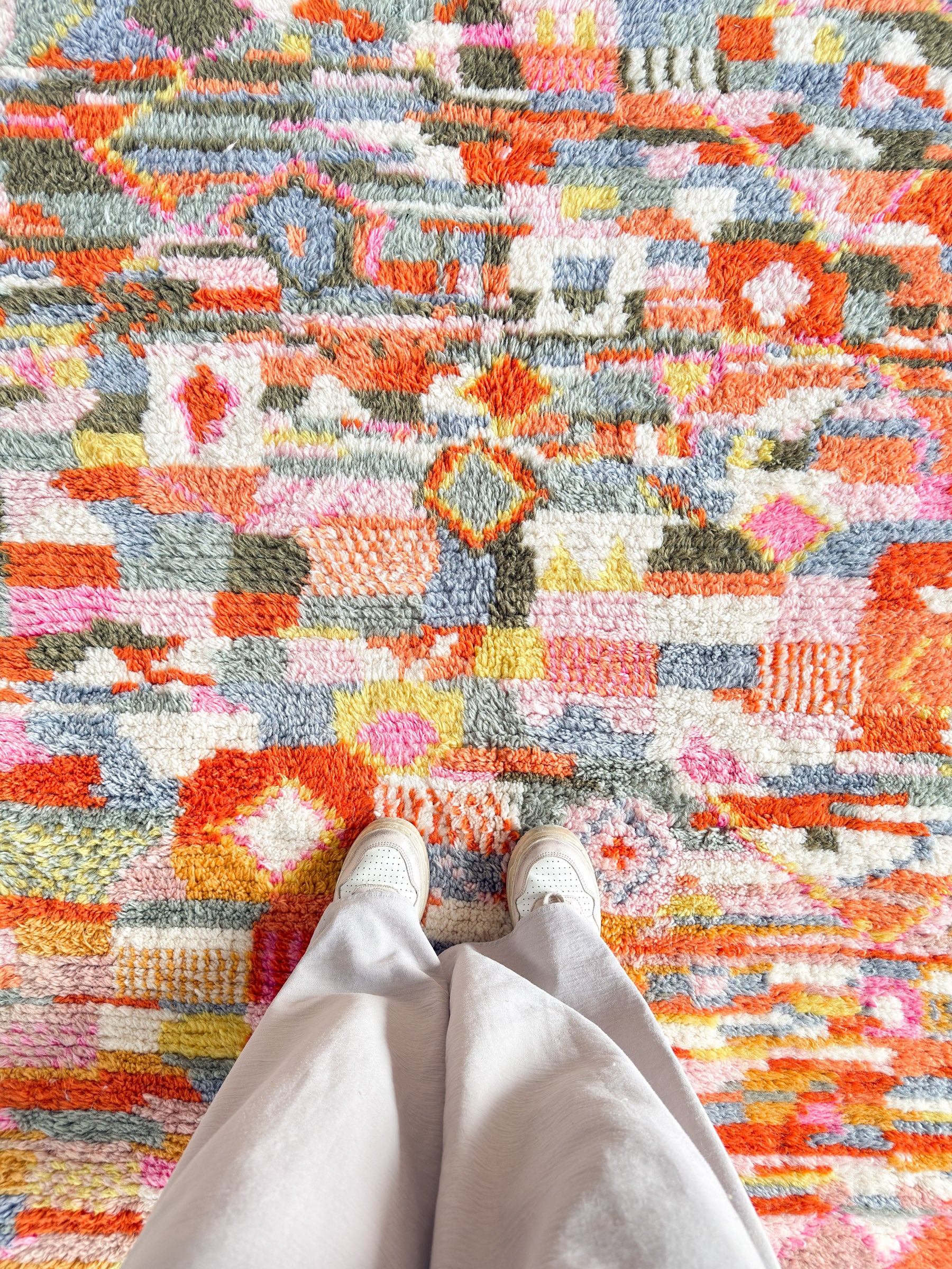 Colorful Berber rug 148 x 251 cm - No. 2365