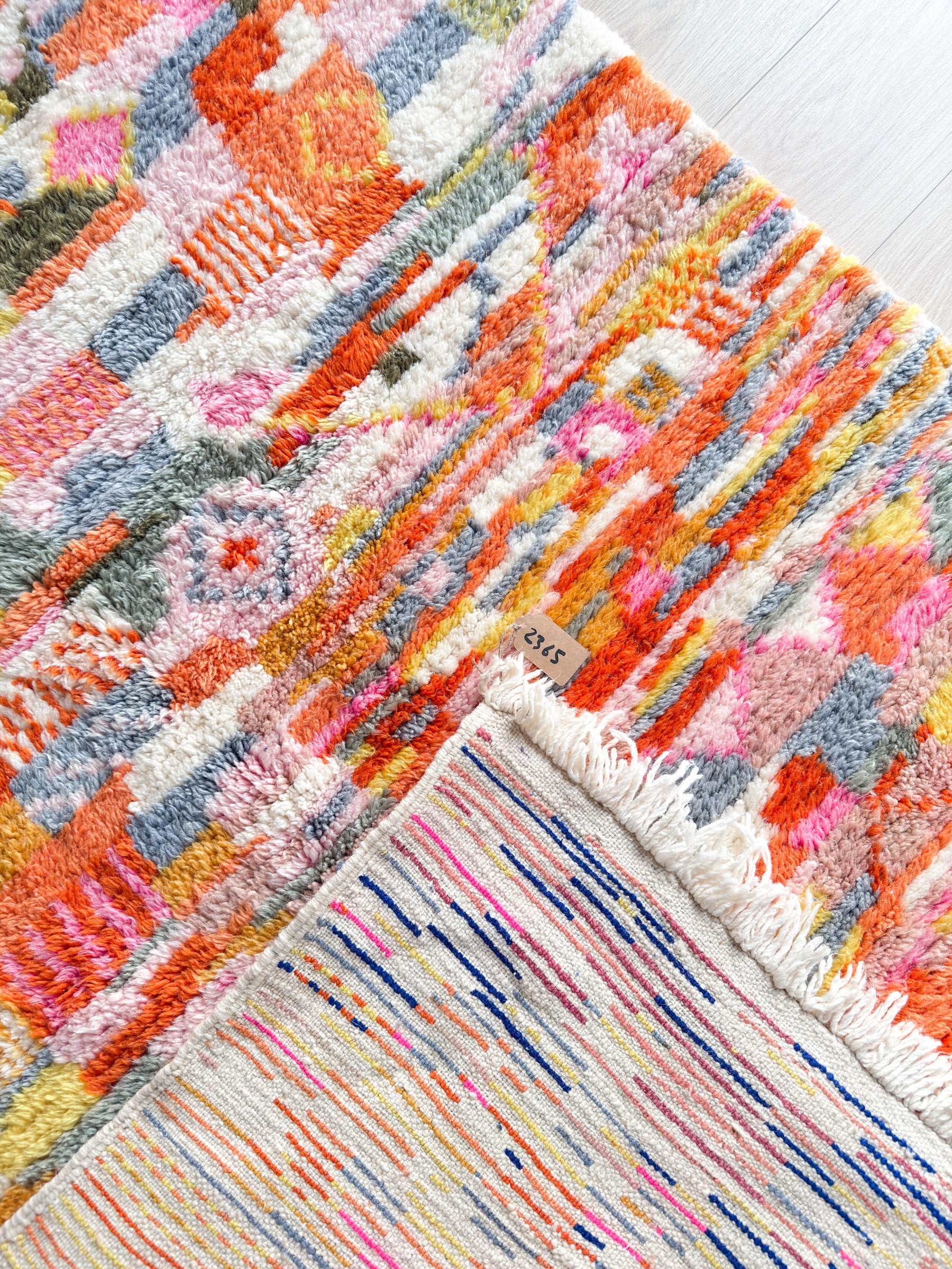 Colorful Berber rug 148 x 251 cm - No. 2365