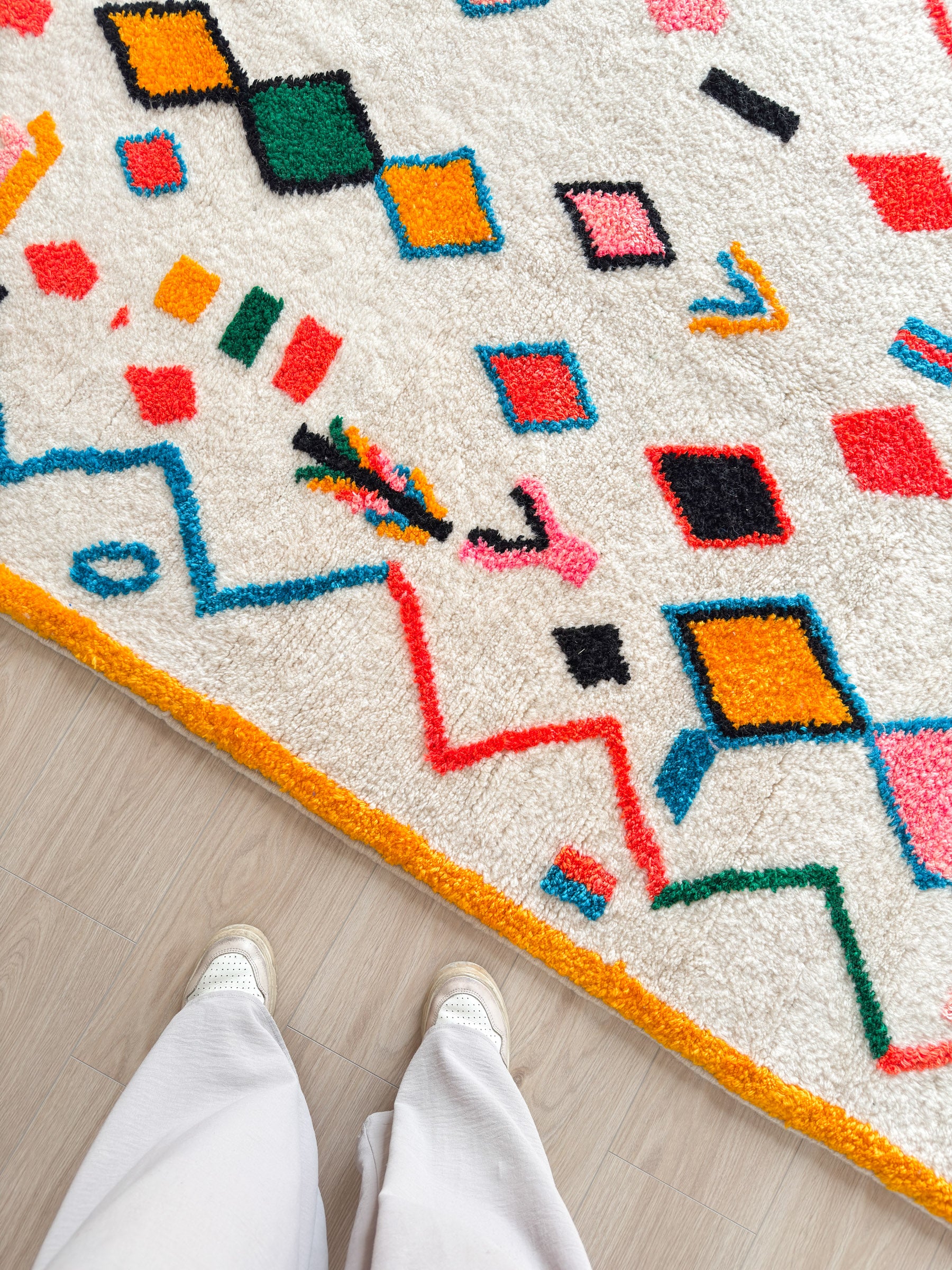 Colorful Berber rug 153 x 274 cm - No. 2371