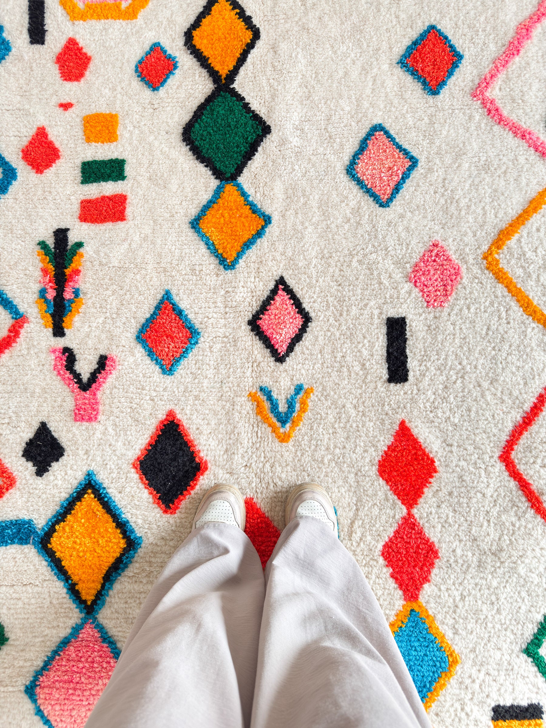 Colorful Berber rug 153 x 274 cm - No. 2371