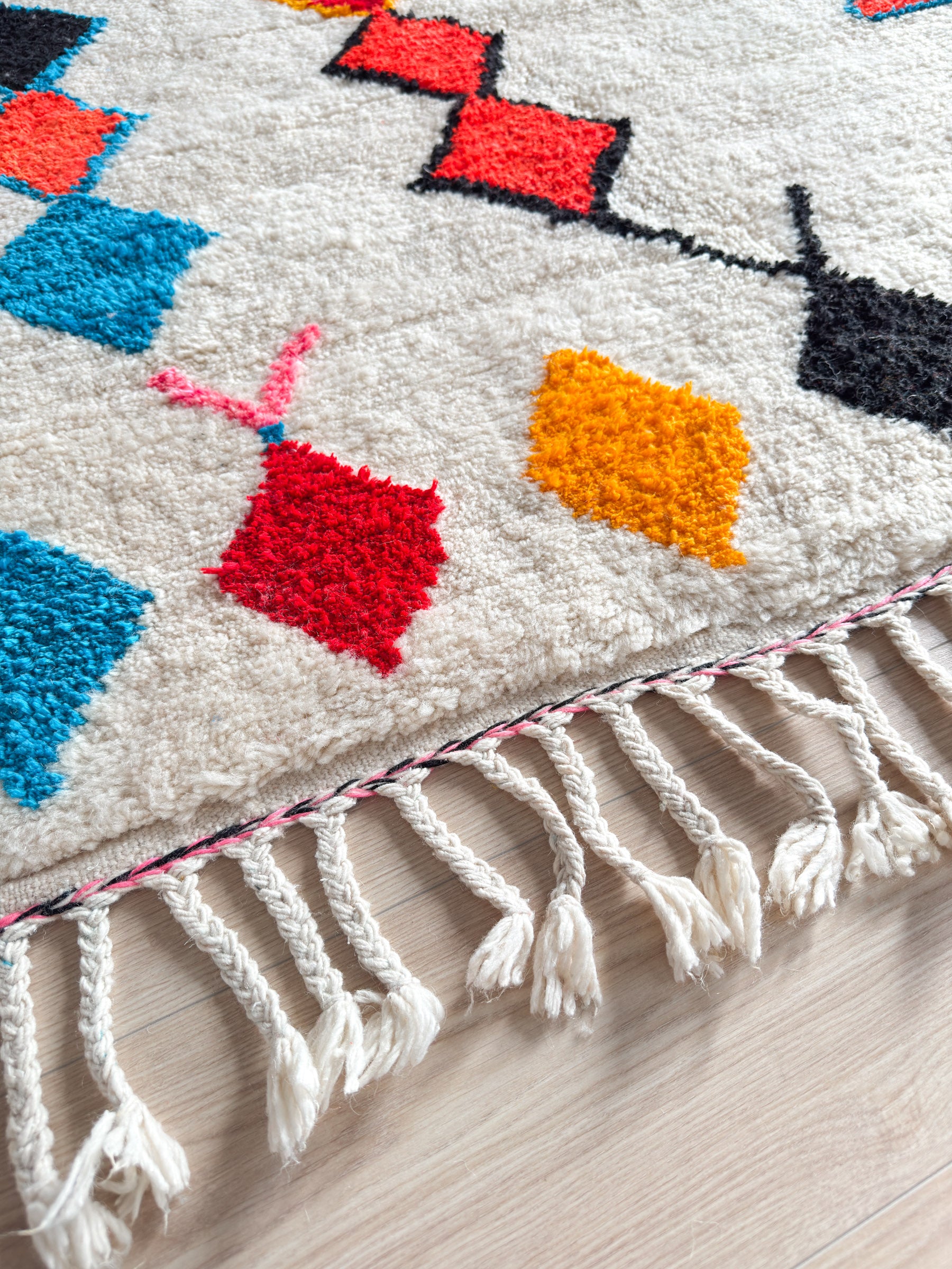 Colorful Berber rug 155 x 238 cm - No. 2347