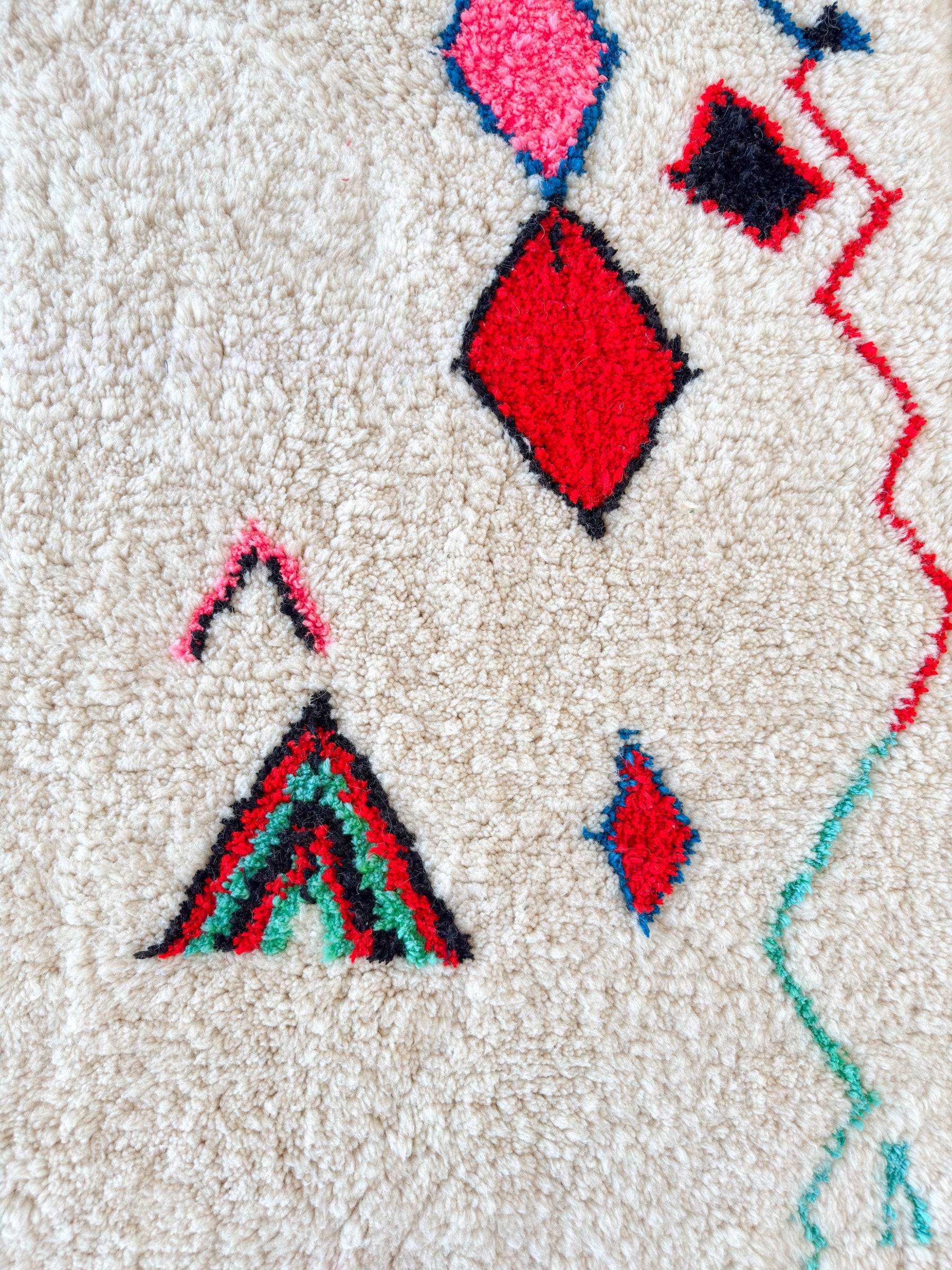 Tapis berbère coloré 210 x 324 cm - n°1992