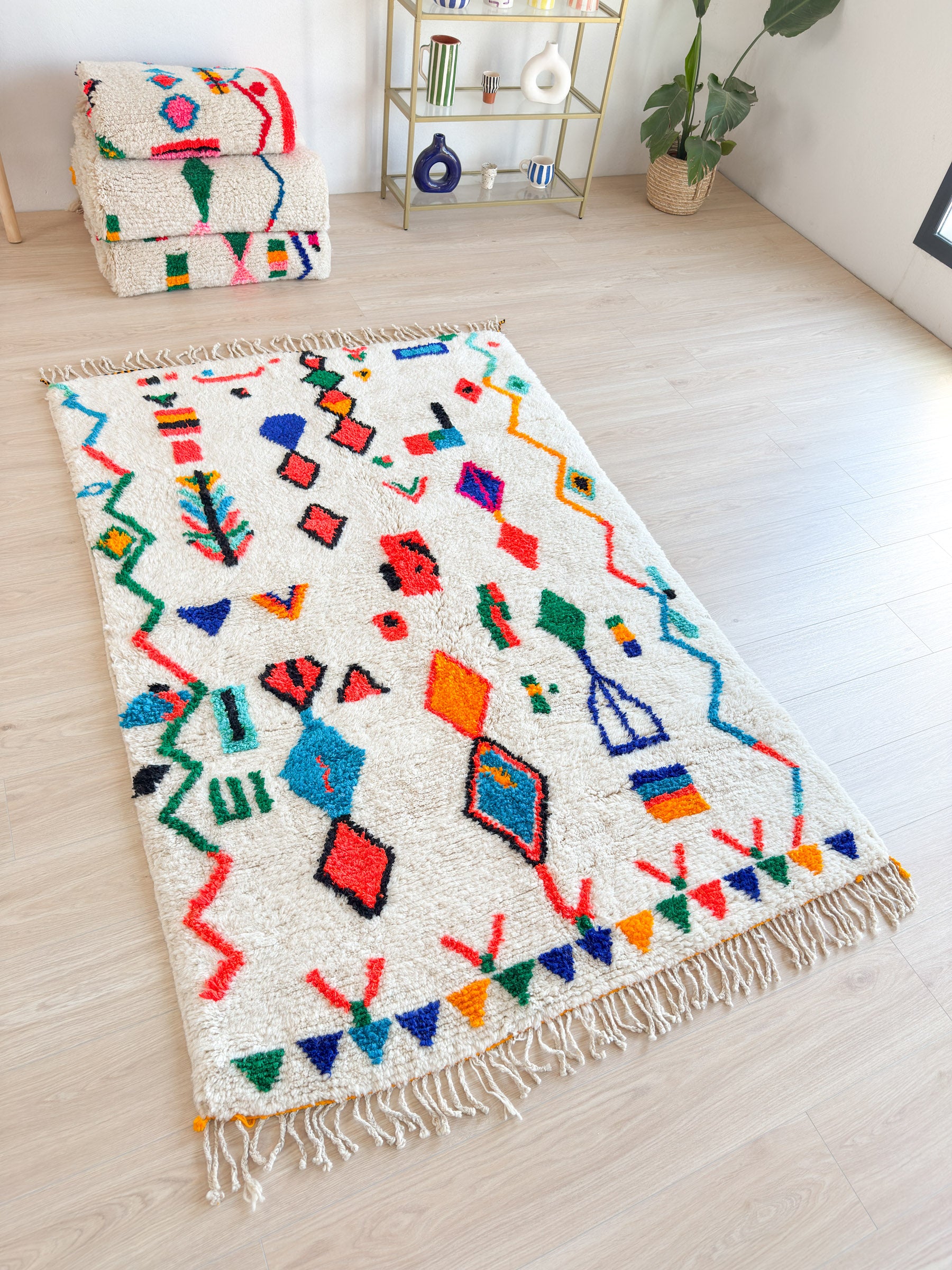 Tapis berbère coloré 148 x 240 cm - n°2003