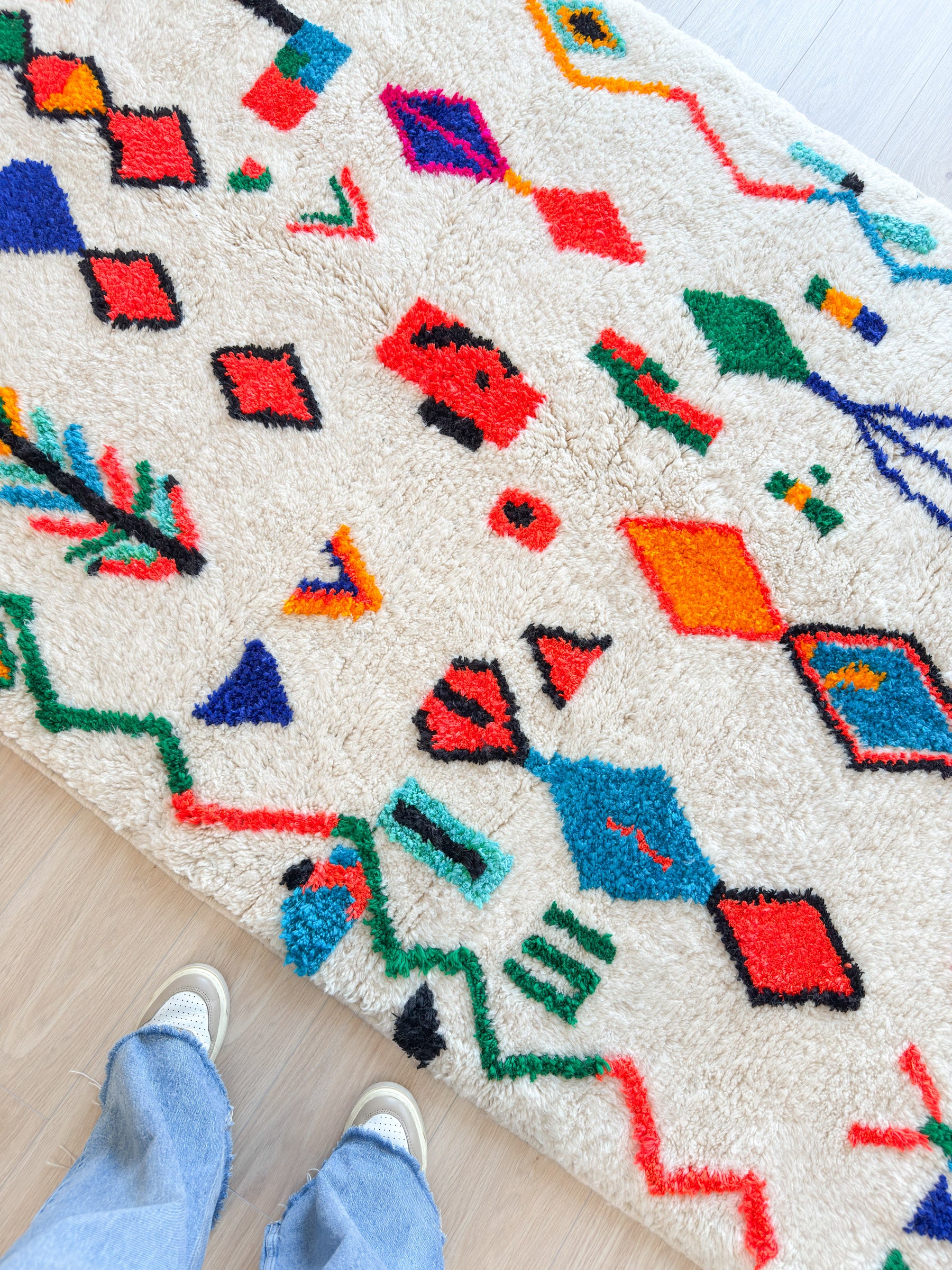 Tapis berbère coloré 148 x 240 cm - n°2003