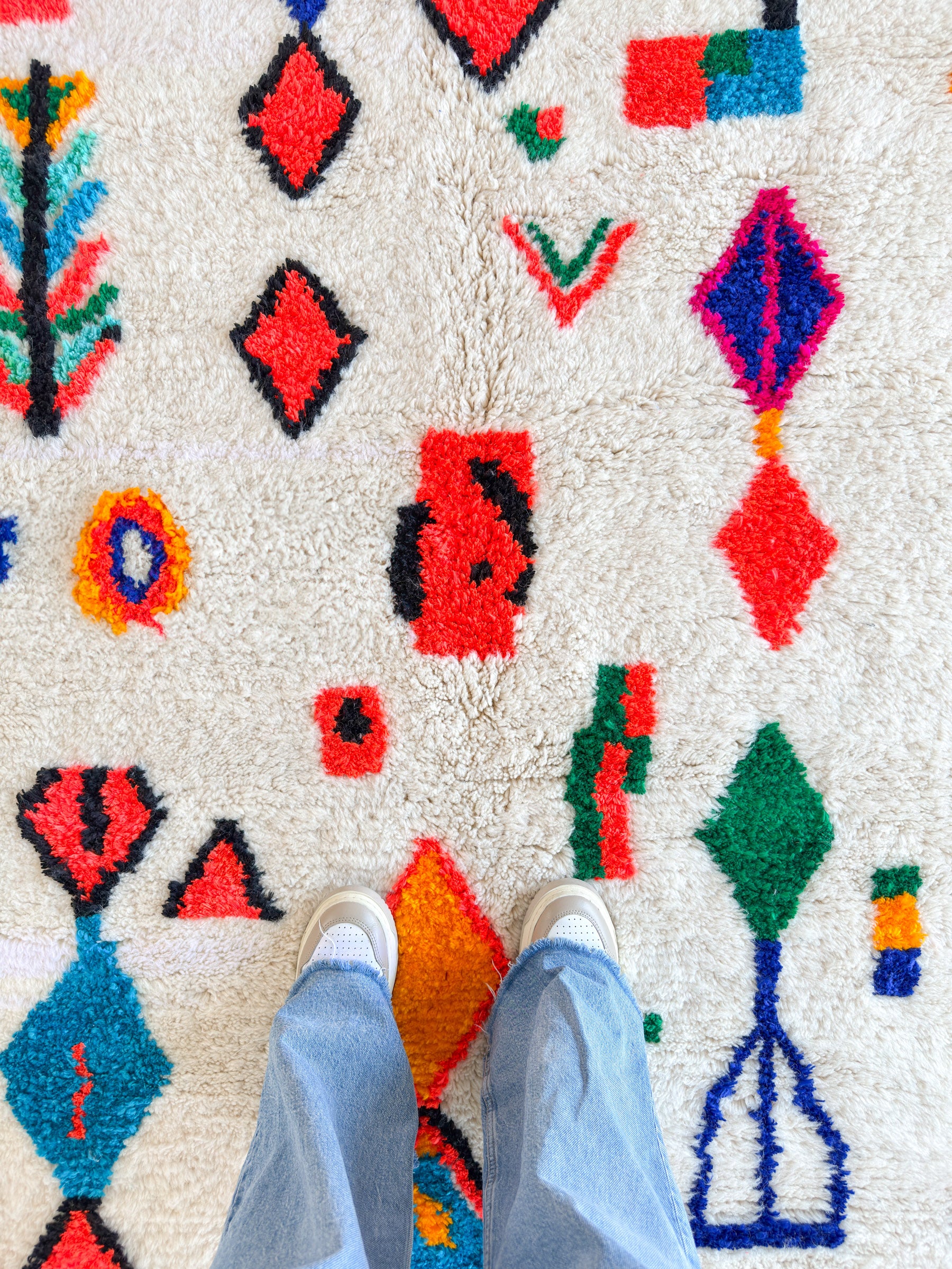 Tapis berbère coloré 148 x 240 cm - n°2003