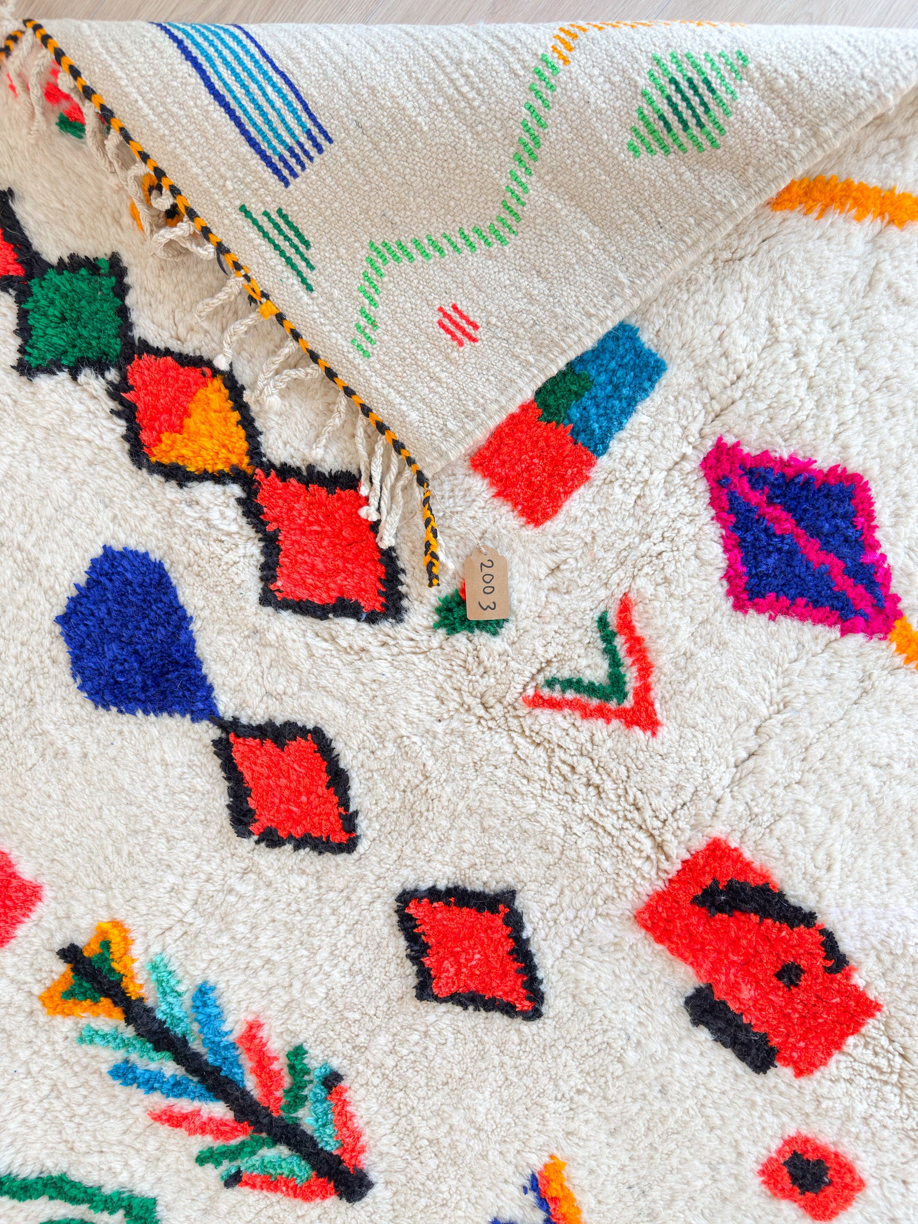 Tapis berbère coloré 148 x 240 cm - n°2003