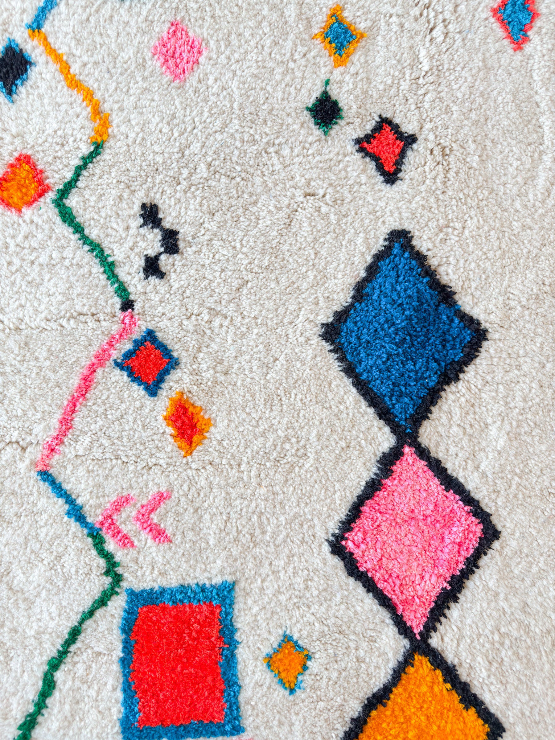 Färgglad berbermatta 155 x 269 cm - n°1956